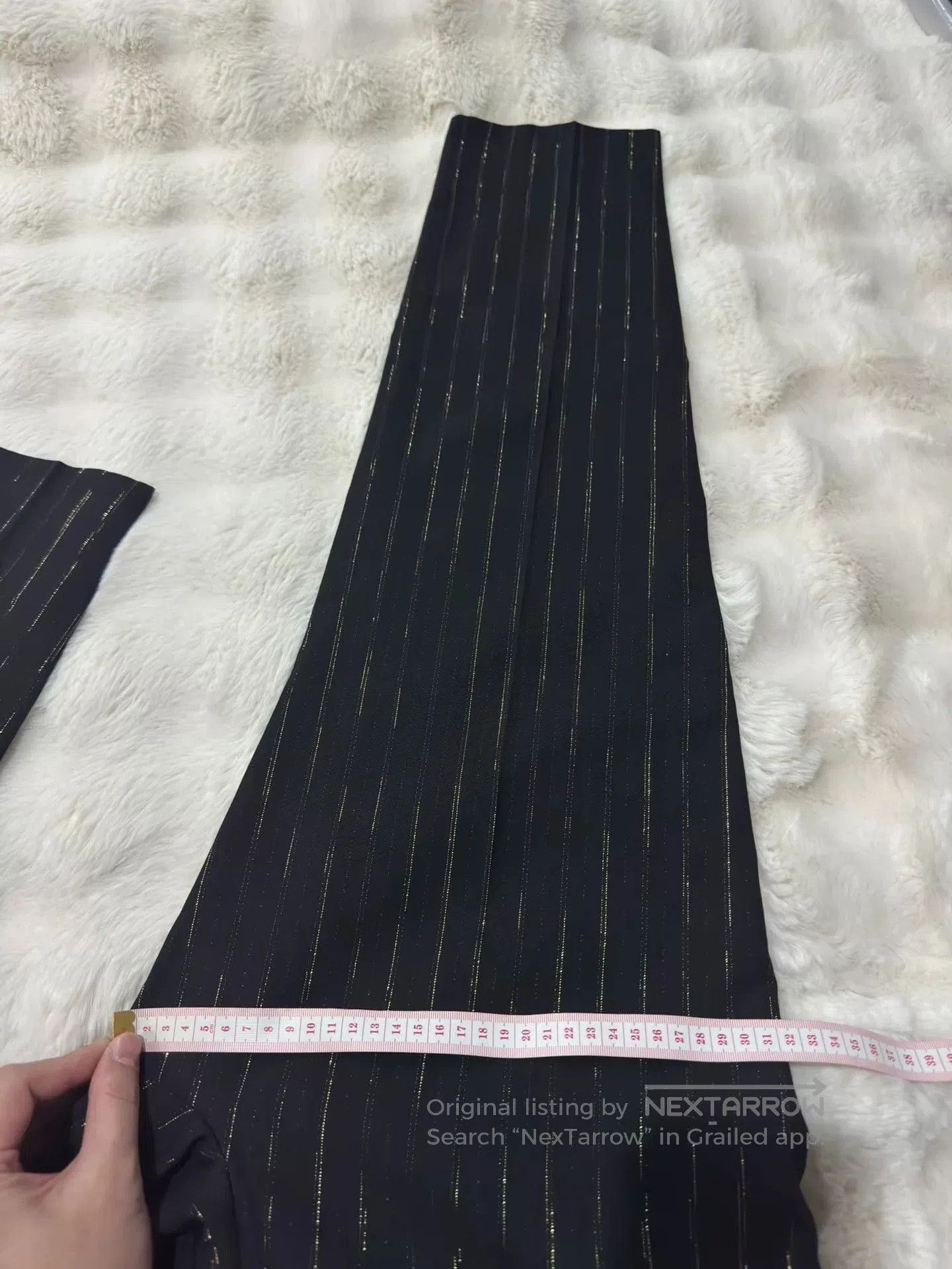 Saint Laurent Paris Saint Laurent Runway Black Gold Trousers. Size US 32 / EU 48 - 8 Thumbnail