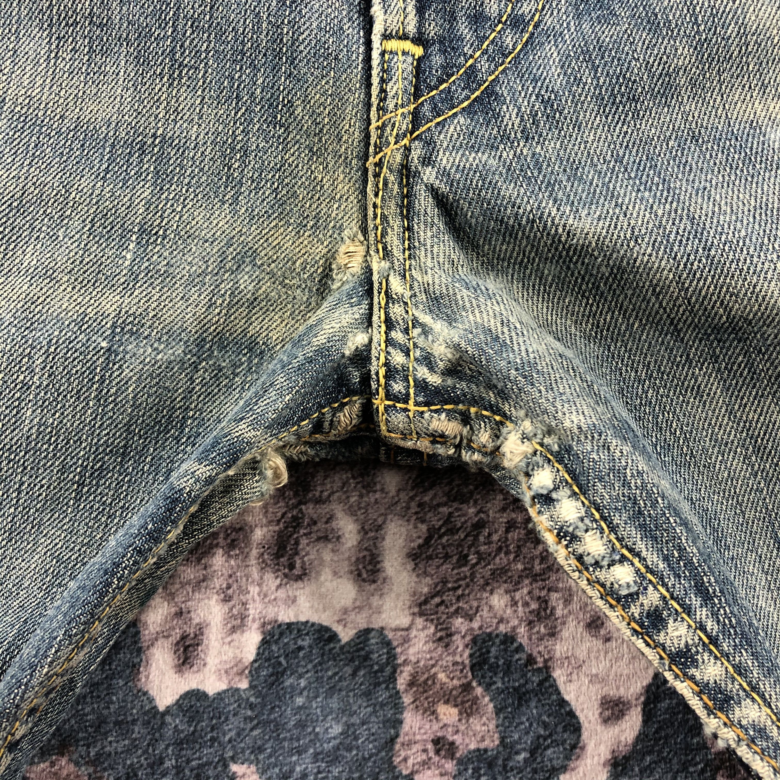Levi's Vintage Blue Wash Levis 501 Jeans-JM2396 Size US 34 / EU 50 - 10 Thumbnail