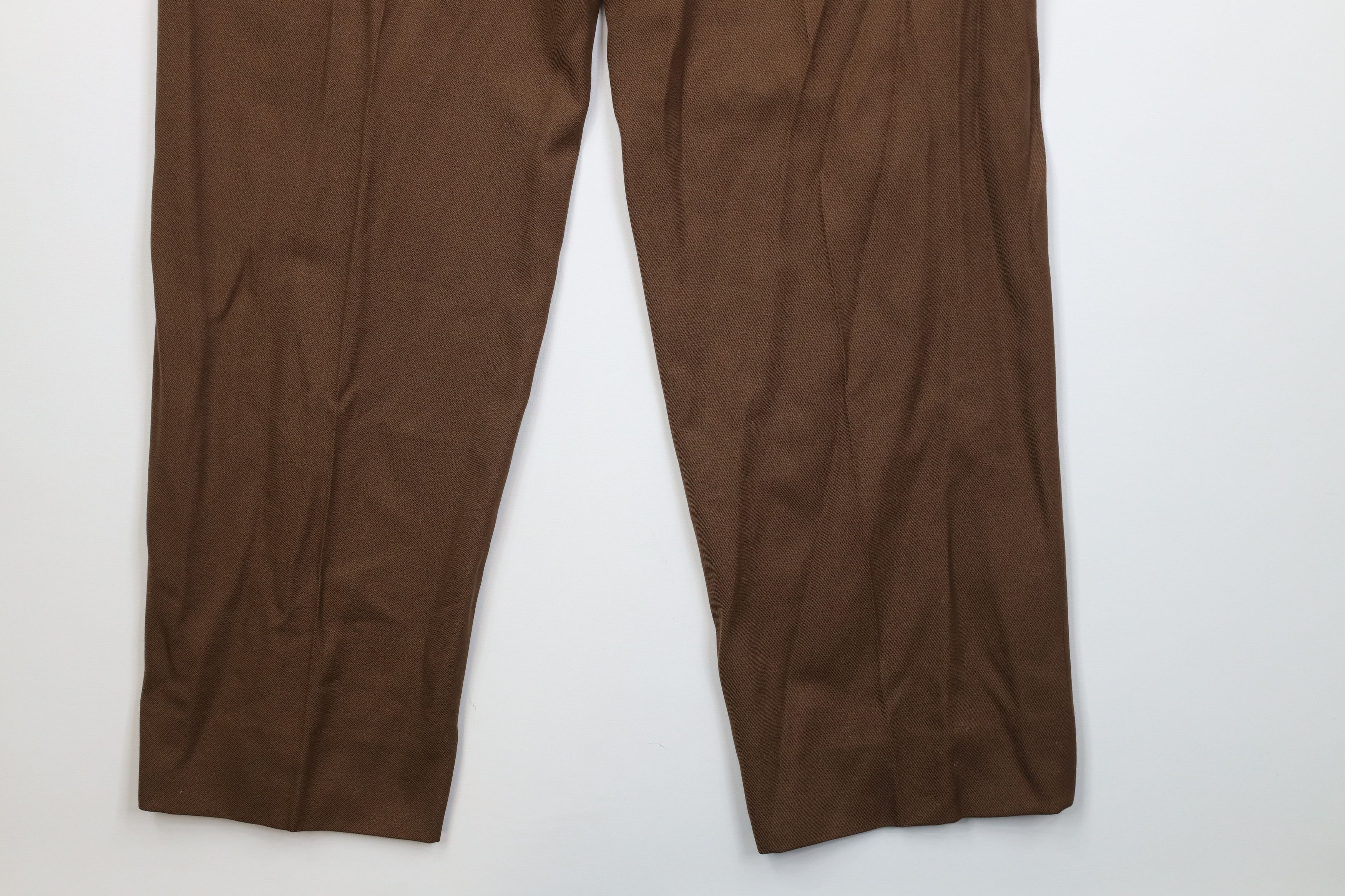 Paul Smith Vintage 90s Paul Smith Bergdorf Goodman Wool Wide Leg Pants Size US 36 / EU 52 - 15 Thumbnail