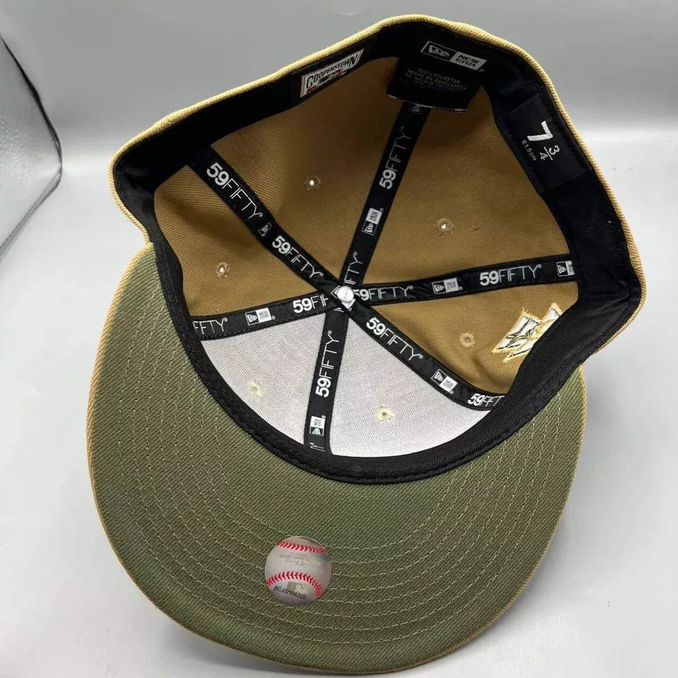 New Era Houston Astros Hat Men 7 3/4 59Fifty New Era MLB Fitted Cap Size ONE SIZE - 2 Thumbnail