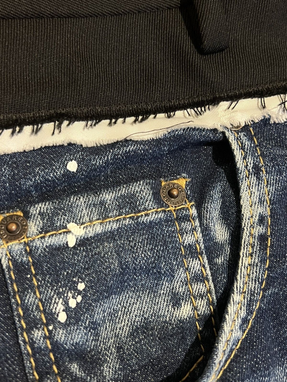 Dsquared2 DSQUARED2 Mid-Rise Straight-Leg Jeans Size US 30 / EU 46 - 5 Thumbnail