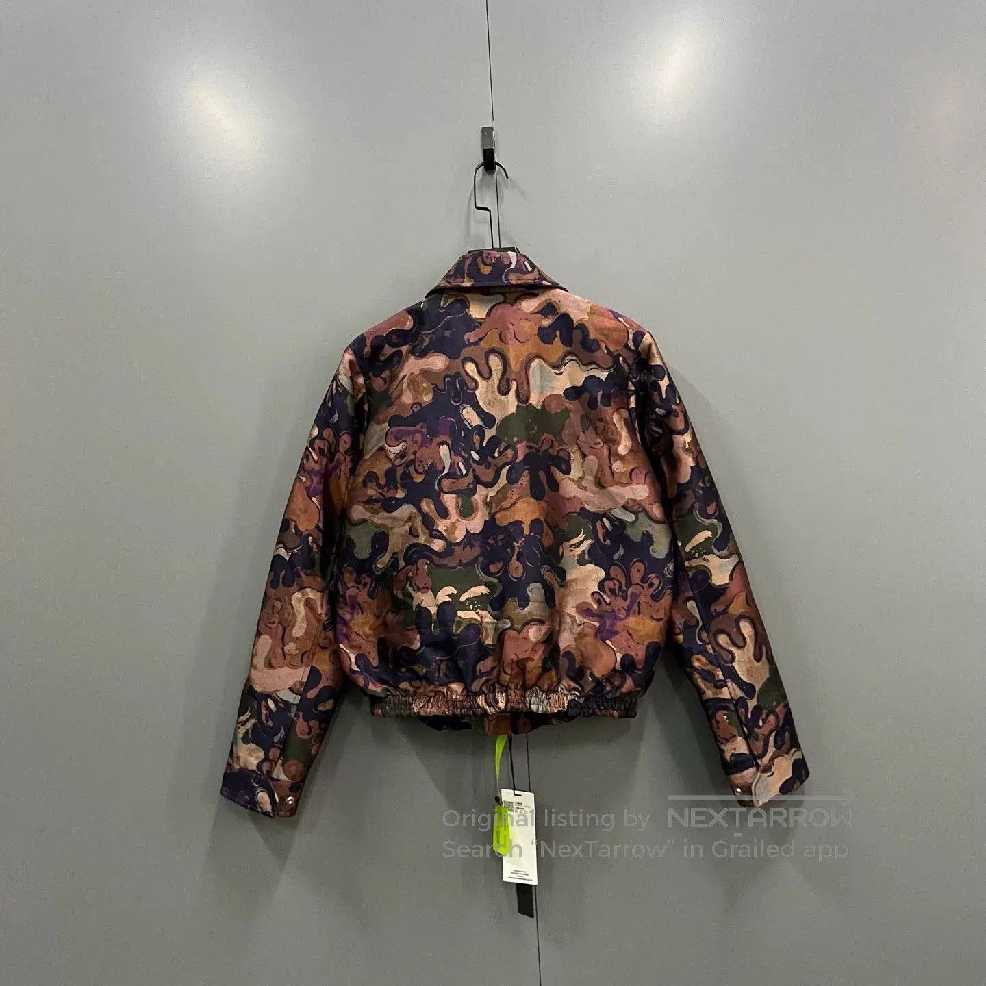 dior camouflage tech zip jacket size 44.