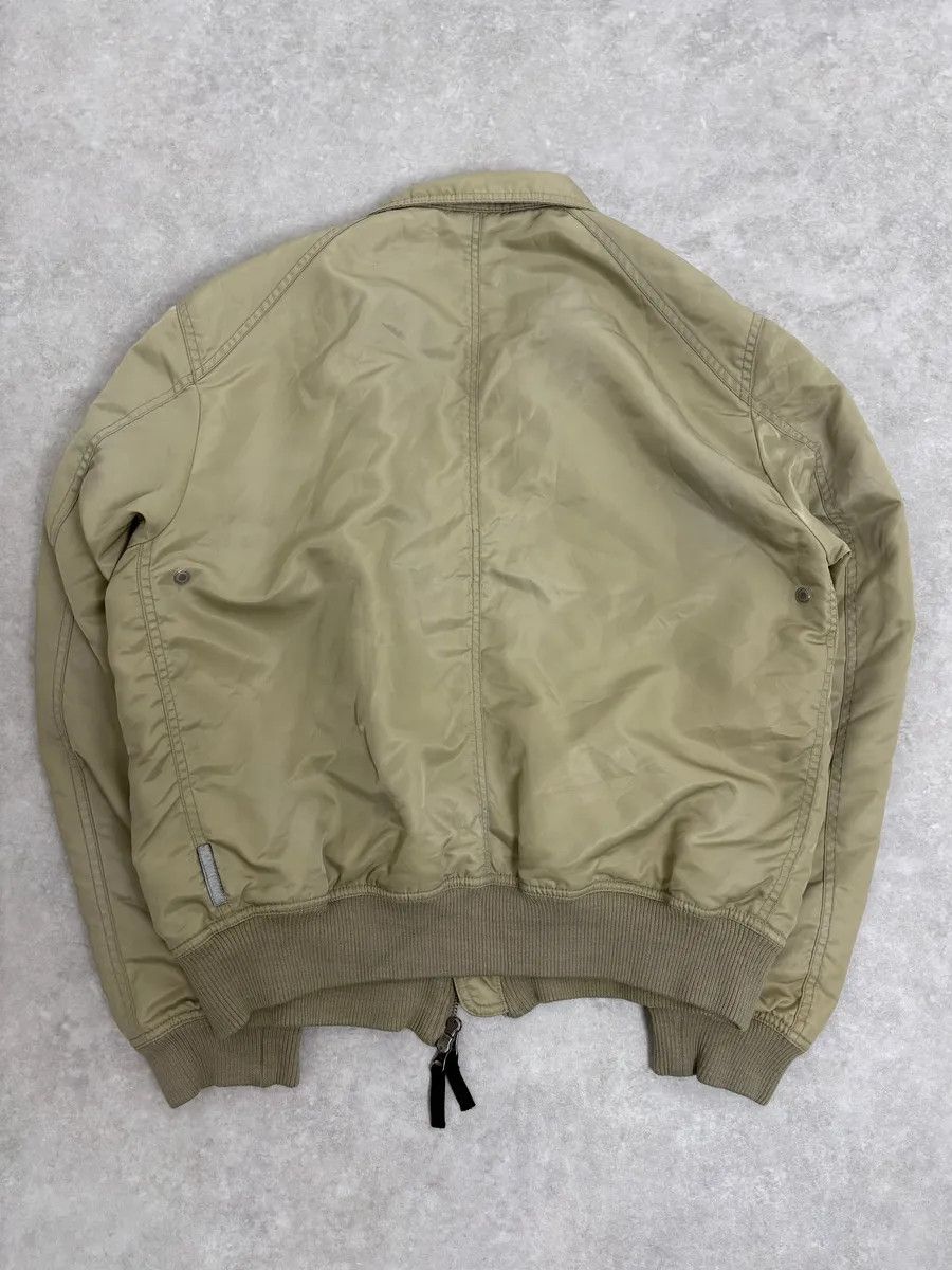 Armani 2000s Armani Beige Bomber Jacket Size US S / EU 44-46 / 1 - 6 Thumbnail