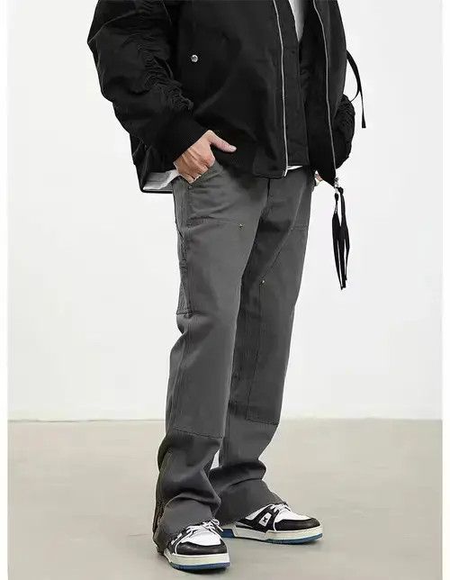 Designer × Vintage vibe cleanfit flared carpenter pants Size US 28 / EU 44 - 2 Thumbnail