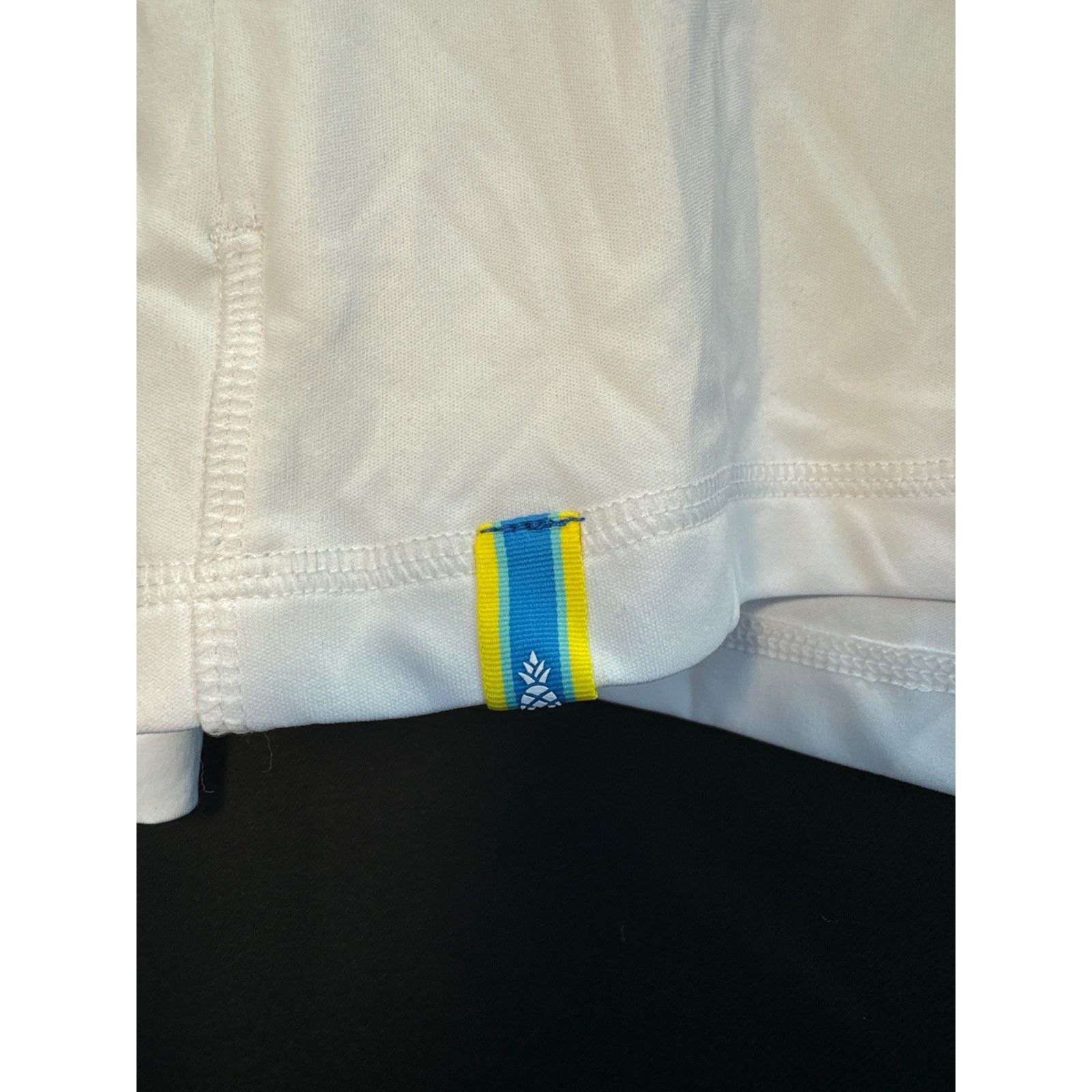 Chubbies Chubbies (Sample) White Sunhoodie Thumbholes UPF50+ men sz M Size US M / EU 48-50 / 2 - 3 Thumbnail