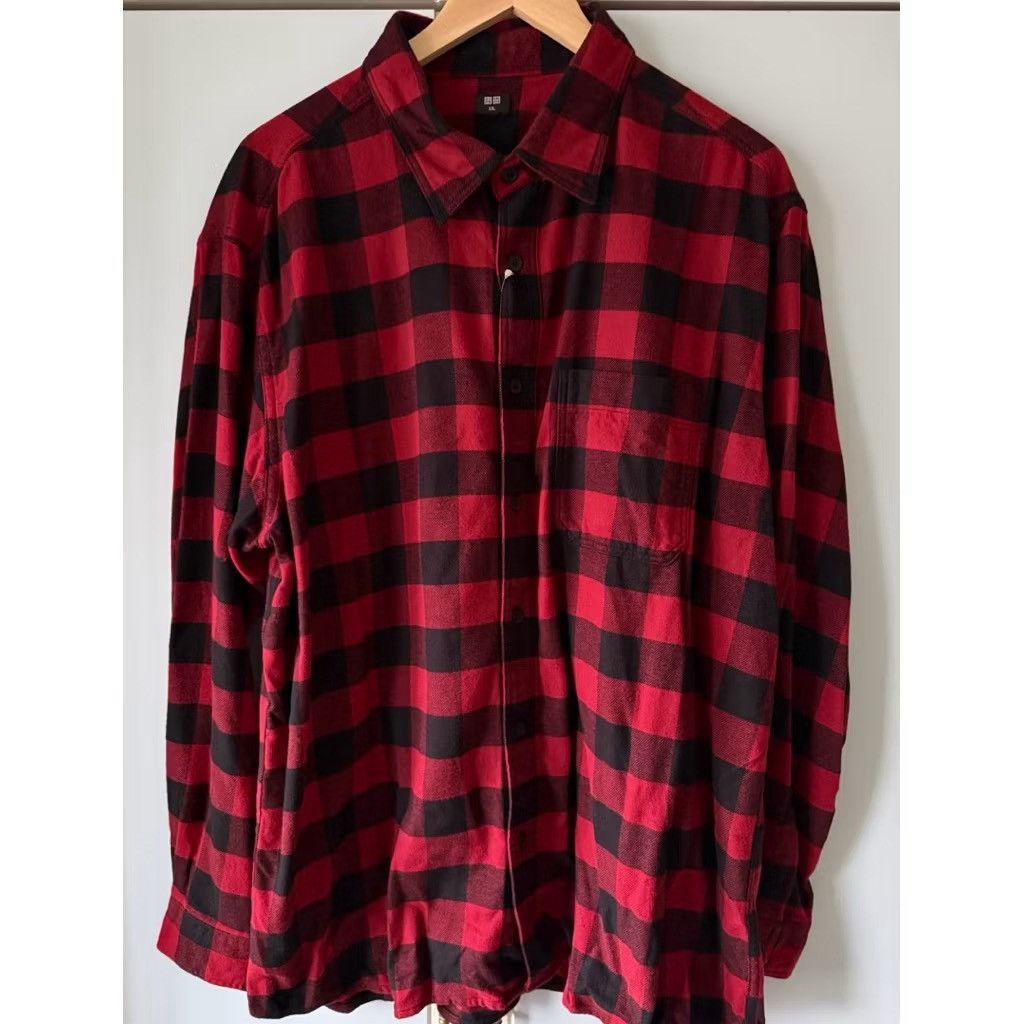 Uniqlo Men’s Uniqlo Flannel Checks Shirt Sz XXL NWT Size US XXL / EU 58 / 5 - 1 Thumbnail
