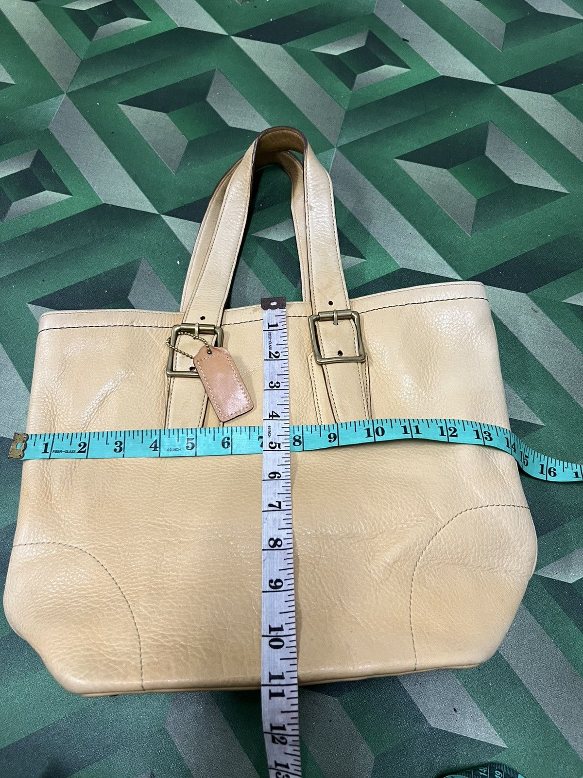 Coach × Leather × Vintage Vintage Coach Leather Bag Size ONE SIZE - 9 Thumbnail