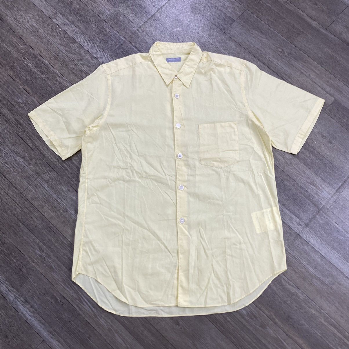Comme des Garcons Homme AW03 Comme Des Garcons Homme CDG Yellow Shirt Designer Size US L / EU 52-54 / 3 - 1 Thumbnail