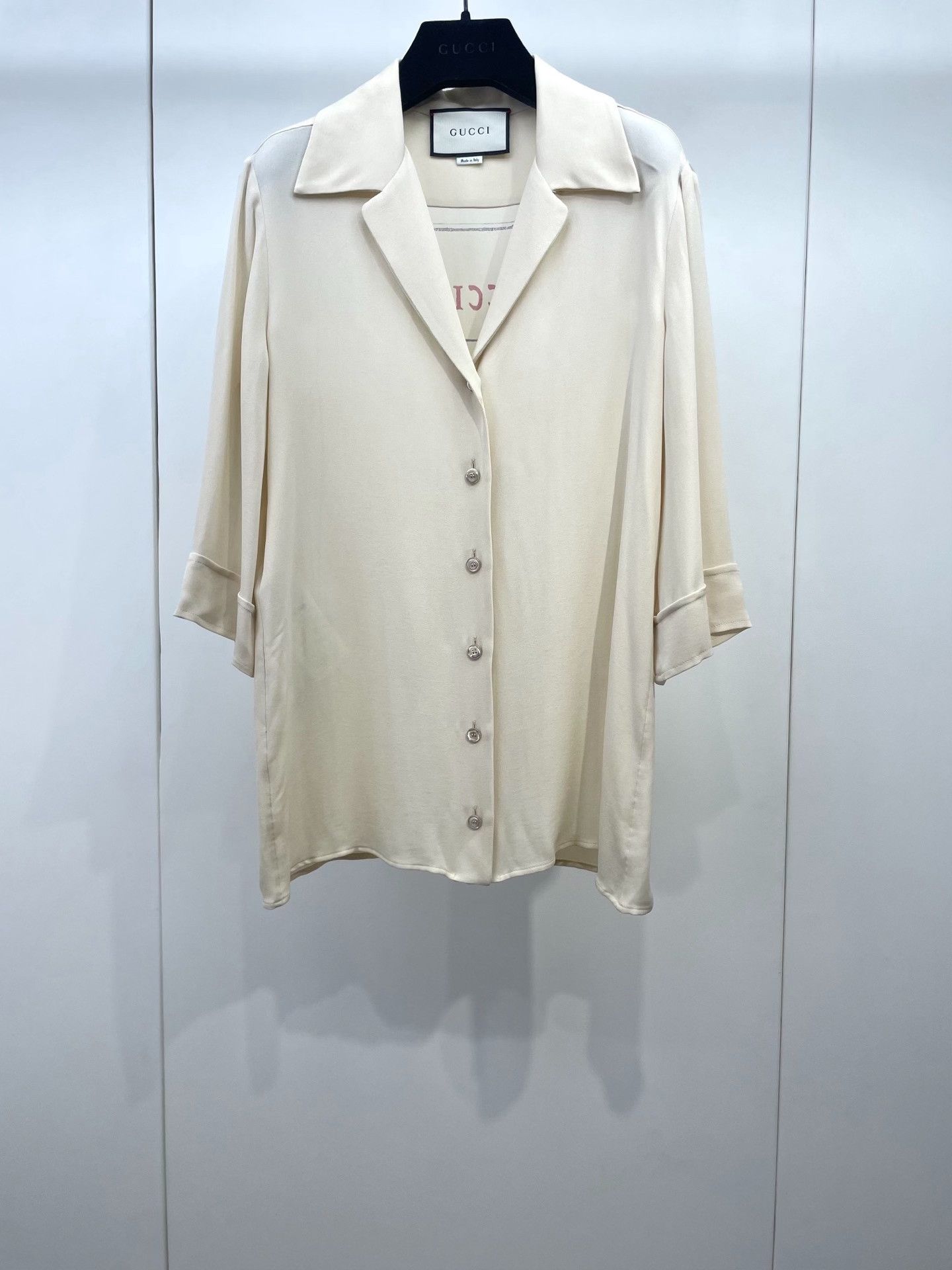 Gucci Gucci Printed Letter Loose Shirt Size S / US 4 / IT 40 - 1 Thumbnail