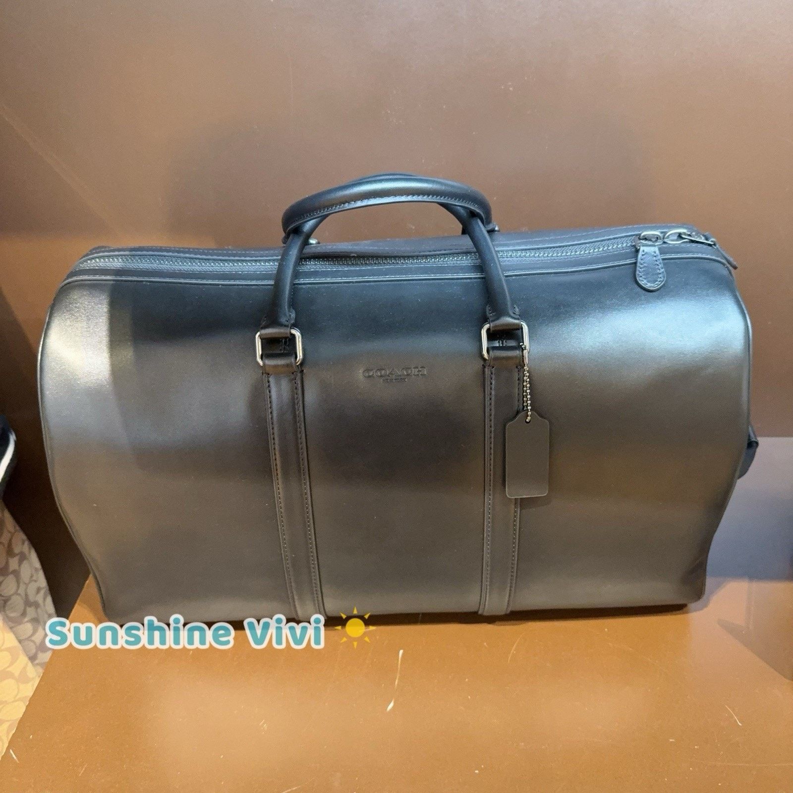Coach NWT Coach Large Venturer Bag In Leather C5306 Black Size ONE SIZE - 1 Thumbnail