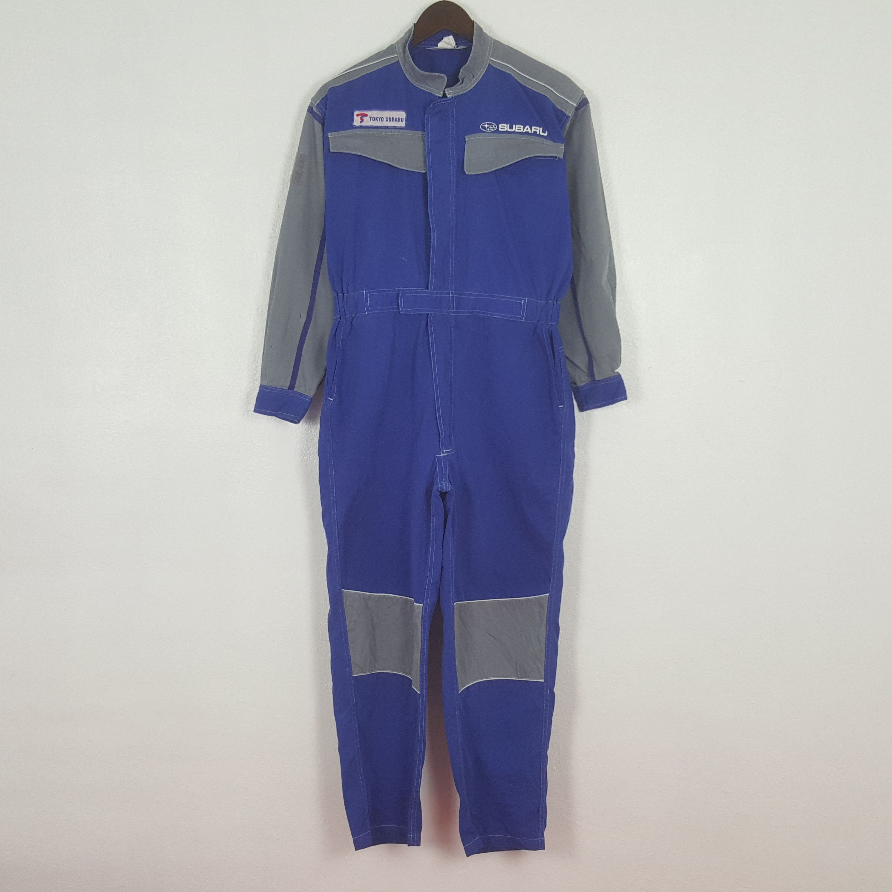 Japanese Brand Vintage Subaru Racing Worker Jumpsuit Jacket Size US L / EU 52-54 / 3 - 4 Thumbnail