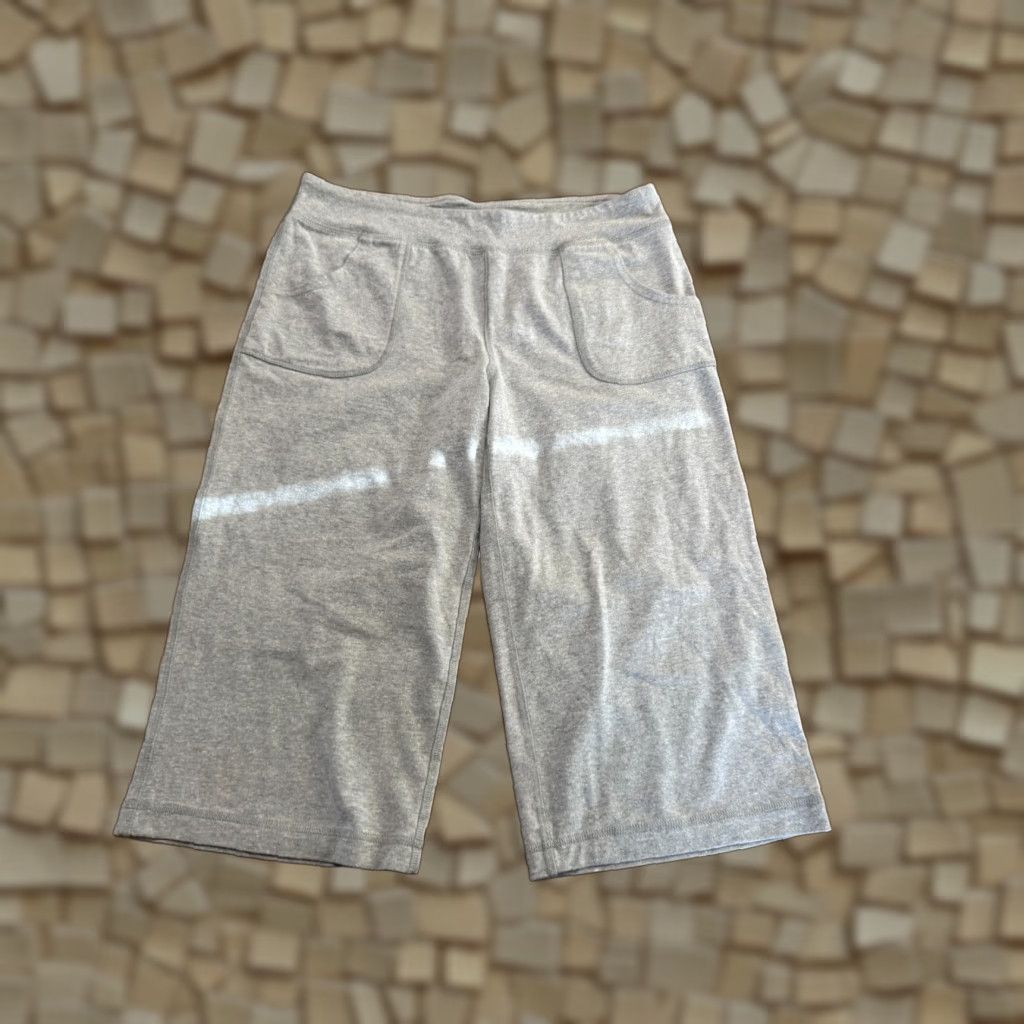 Vintage Mix & Co. Pants Capris, Women's Size Medium, Gray, Pull On, Casual, Flat Front, Regular Rise, Machine Washable, Fall Spring Summer, Women, Pants Size 32" / US 10 / IT 46 - 1 Thumbnail