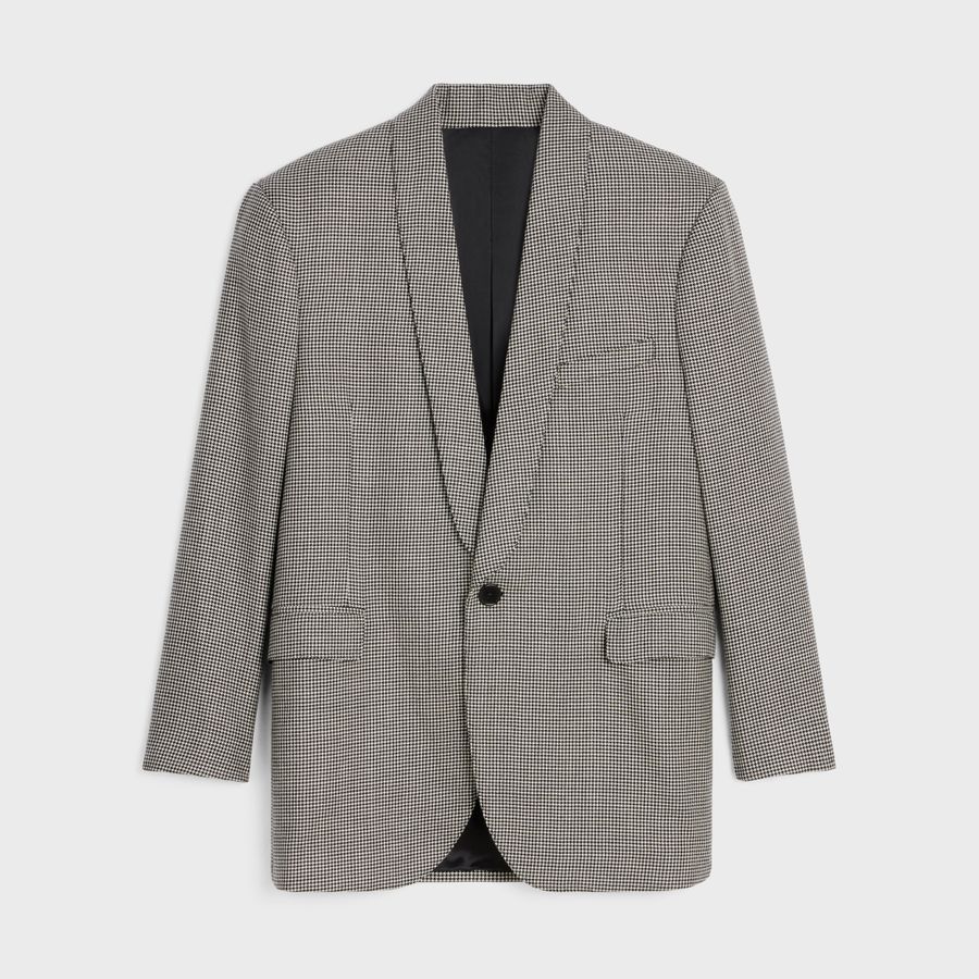 Celine BOXY JACKET IN CASHMERE WOOL Size US XS / EU 42 / 0 - 1 Thumbnail