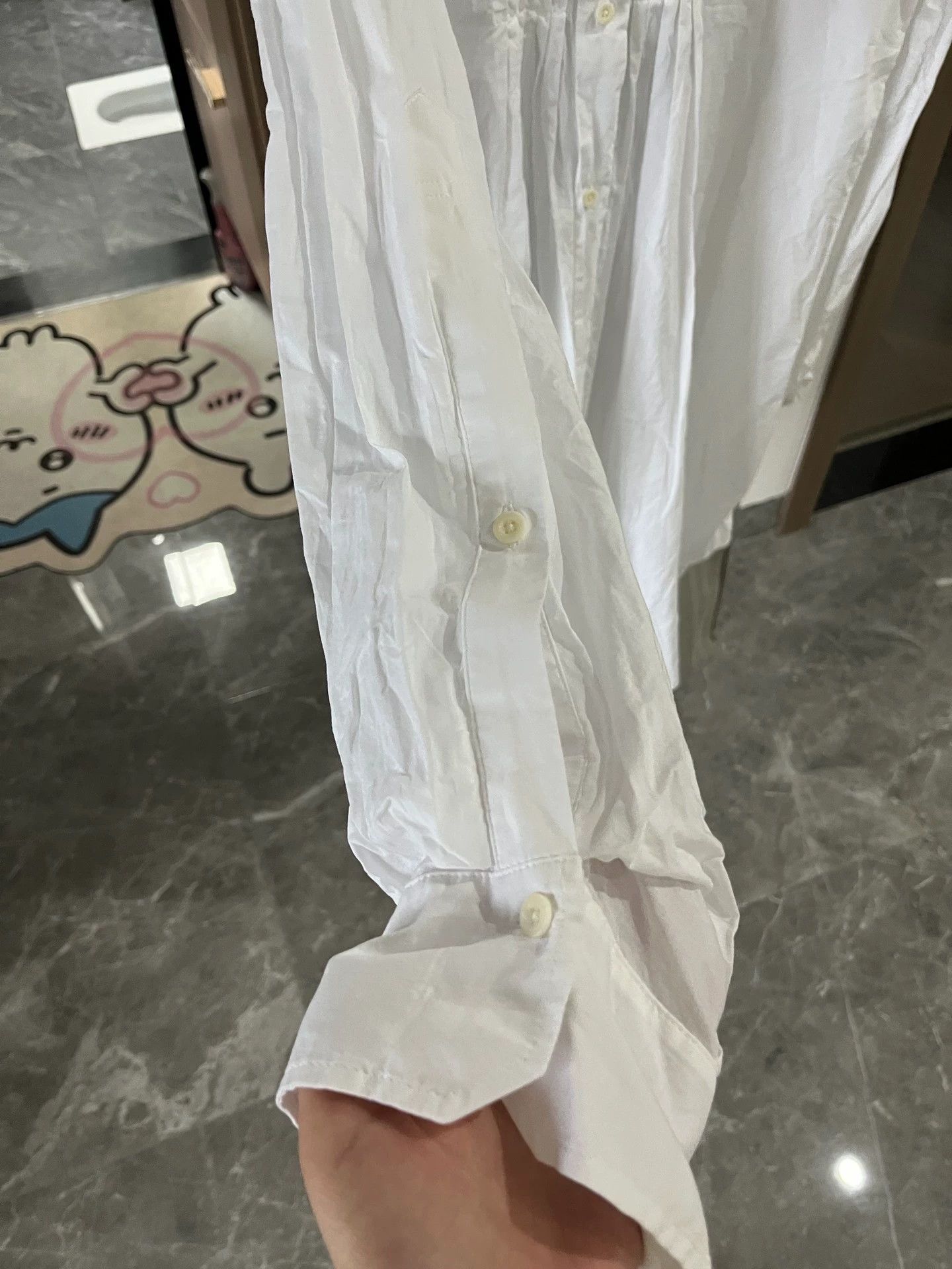 Ann Demeulemeester ann demeulemeester stand collar long shirt 38 worn once Size XS / US 0-2 / IT 36-38 - 4 Thumbnail