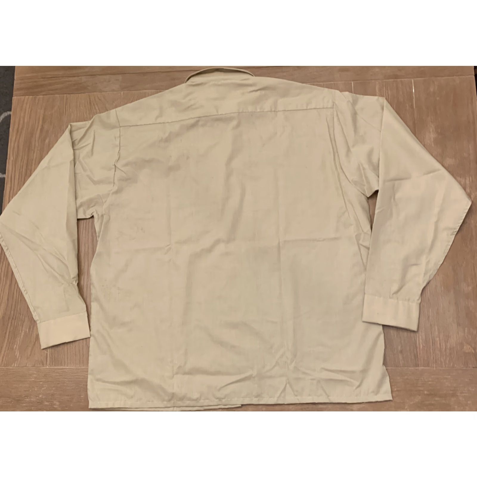 Vintage VINTAGE Belvedere Button-Up Shirt Women L Tan 16-16 1/2 Size L / US 10 / IT 46 - 7 Thumbnail