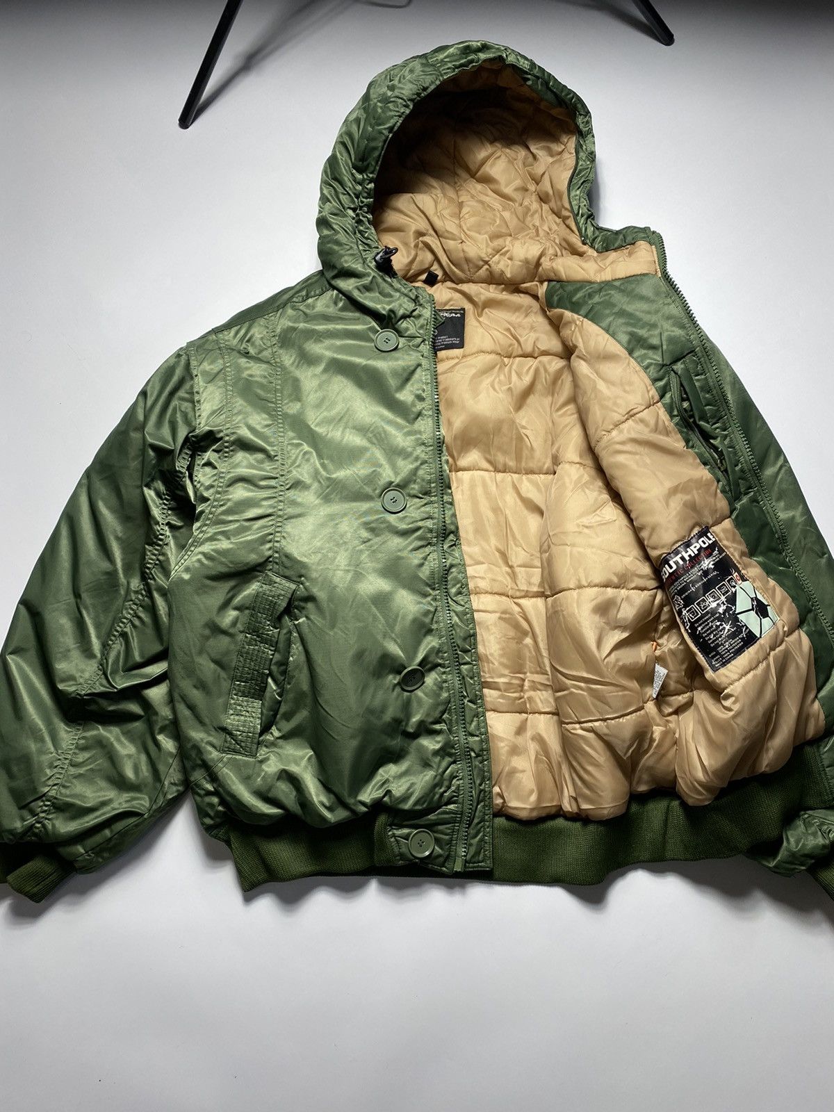 Rare Southpole N-2B Parka Bomber Jacket Flying millitary