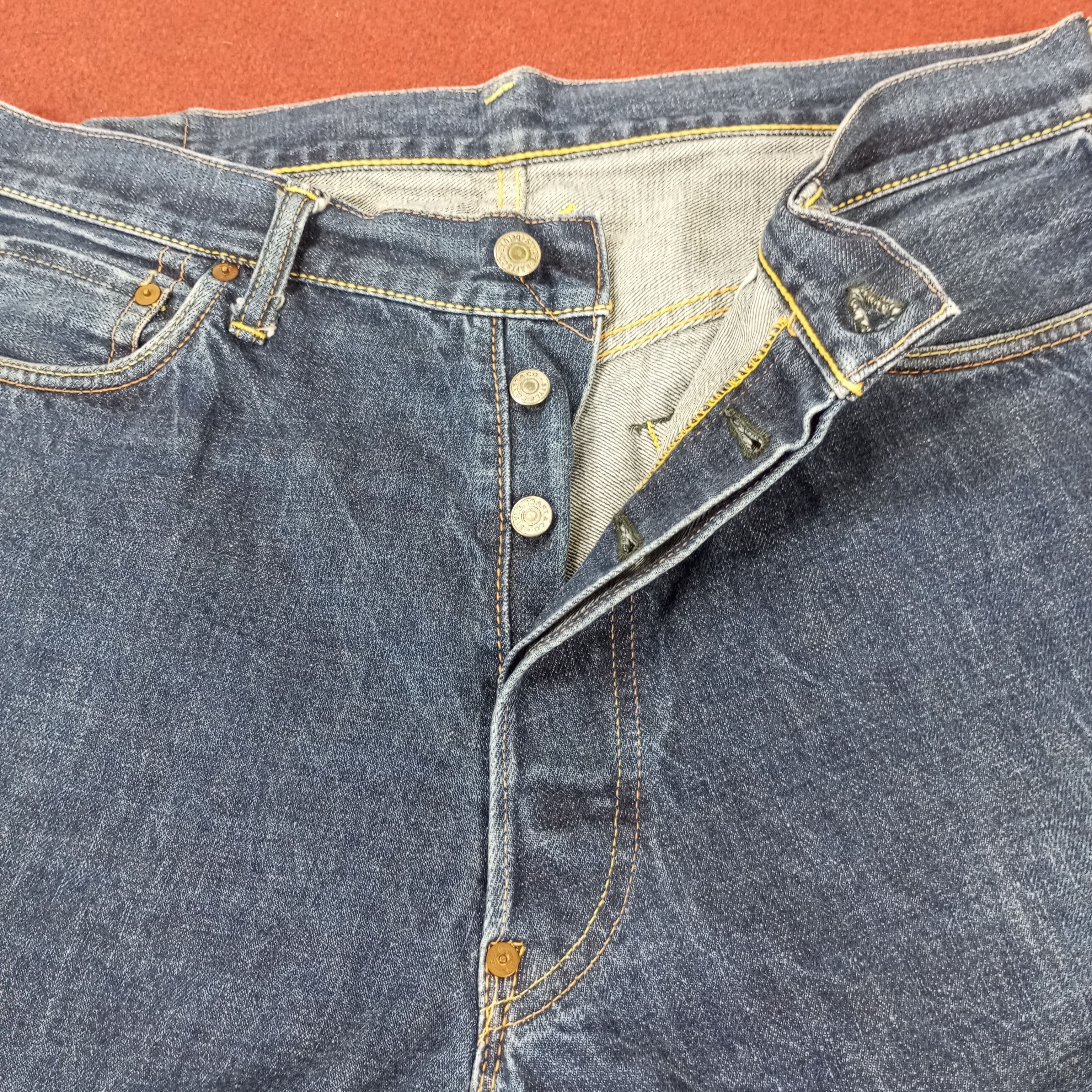 Evisu × Vintage Evisu Japanese Brand Streetwear Custom Daicock Style Jeans Size US 34 / EU 50 - 9 Thumbnail