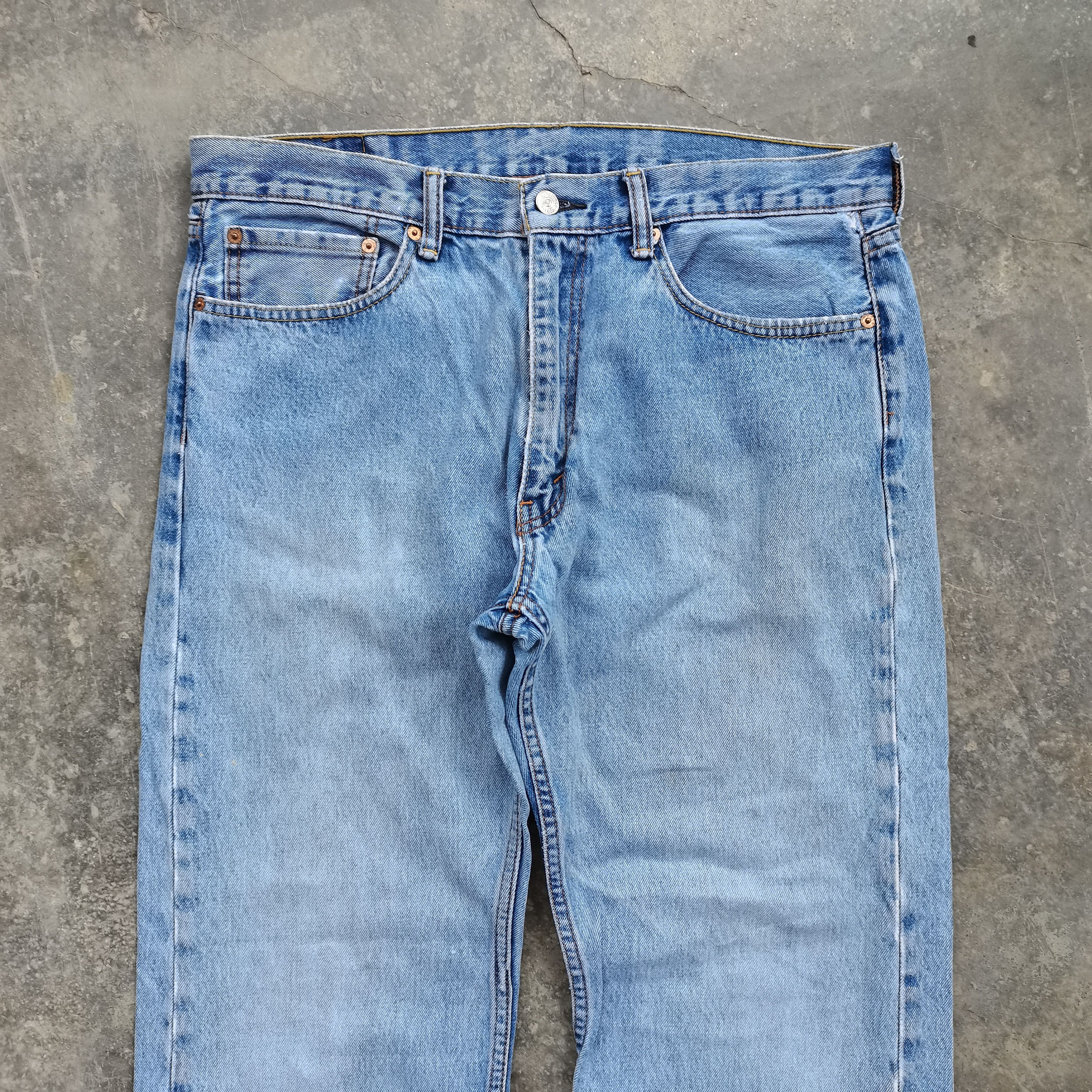 Levi's Vintage LEVI'S 505 Denim Pants Made In Egypt 36 X 30 Size US 36 / EU 52 - 2 Thumbnail