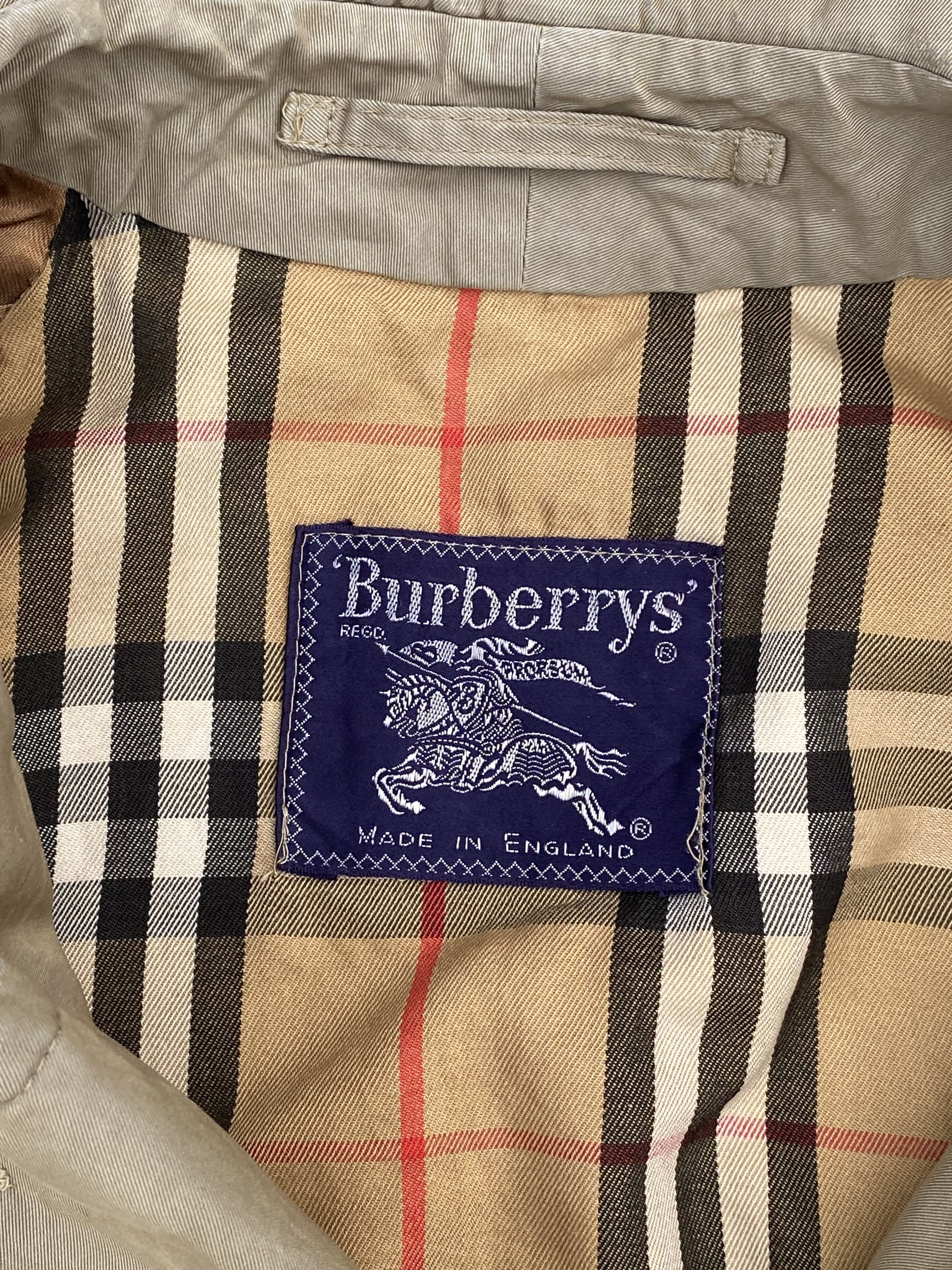 Burberry Prorsum Distressed Vintage Burberry Prorsum Nova Check Trench Coat Size M / US 6-8 / IT 42-44 - 10 Thumbnail