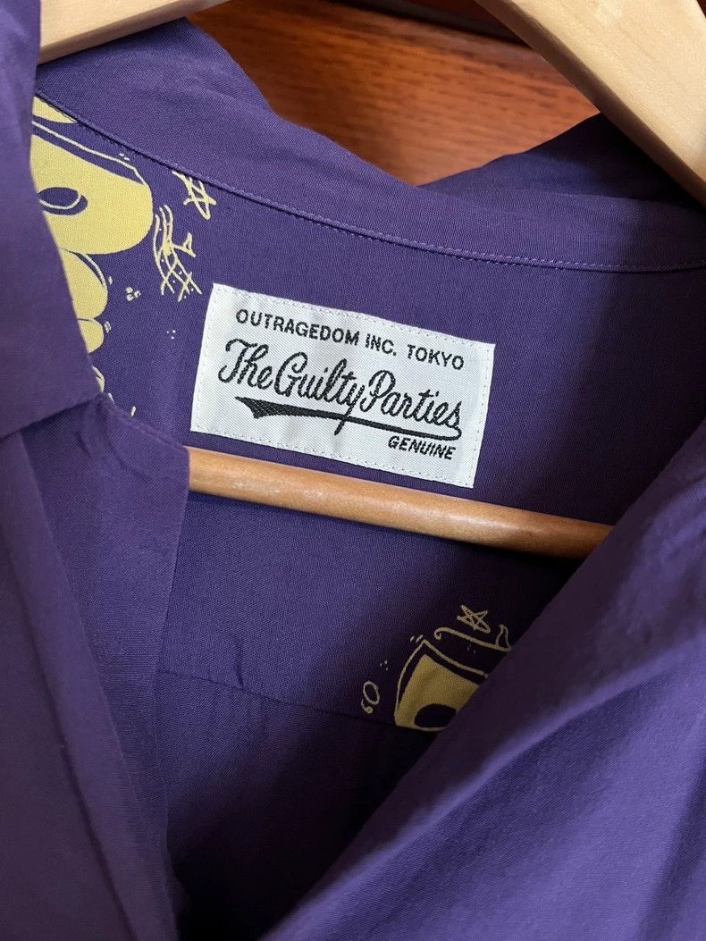 Wacko Maria WACKO MARIA Purple letter shirt Size US L / EU 52-54 / 3 - 3 Thumbnail