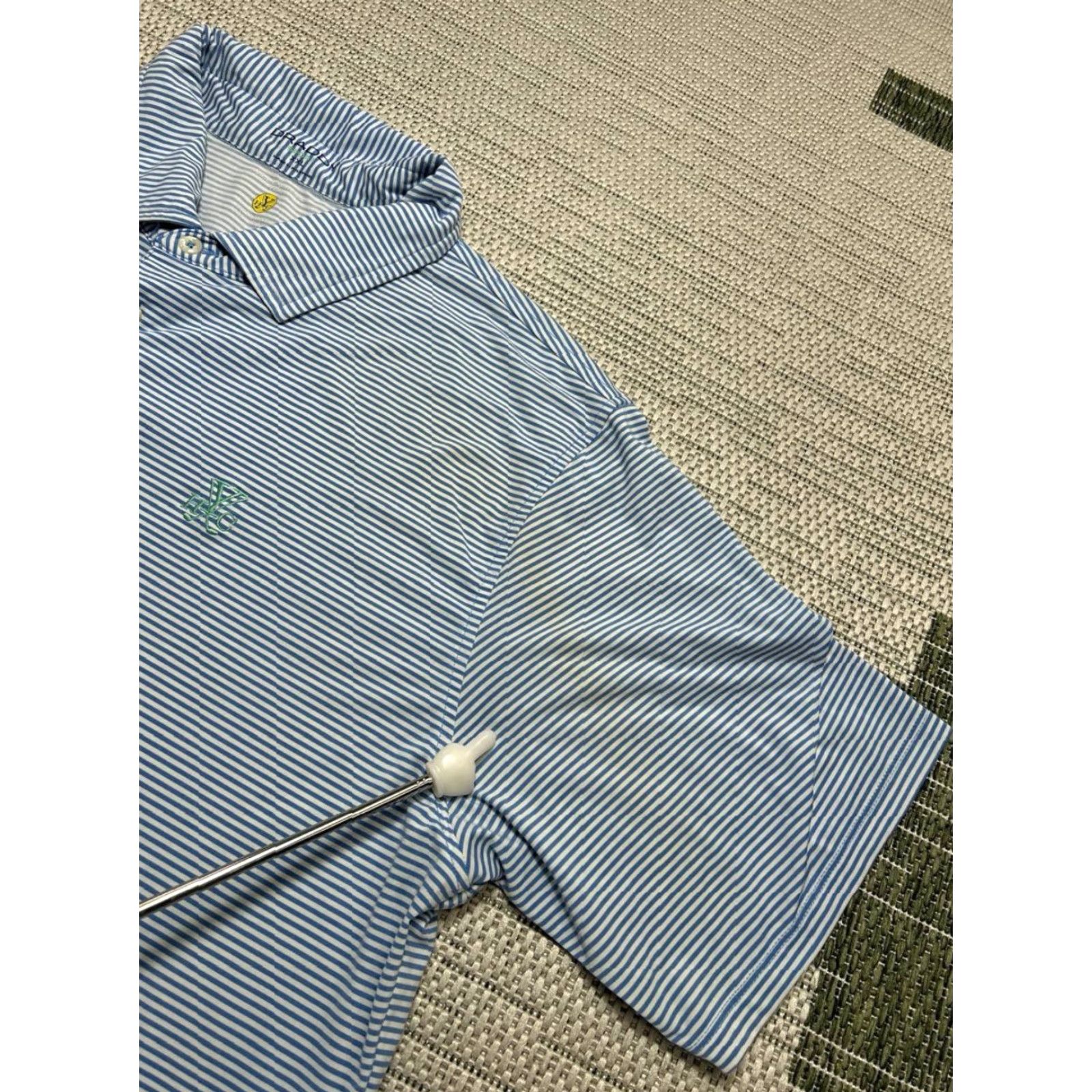 Vintage B.Draddy Polo Shirt Mens 2XL Blue Logo Sports Golf Shirt Polo Mens Short Sleeve Collared 3 Button Regular Fit Vintage No Size US XXL / EU 58 / 5 - 5 Thumbnail
