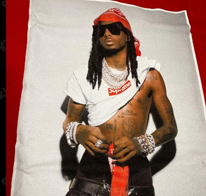 Supreme Supreme Playboi Carti Photo Tee - Red (L) Size US L / EU 52-54 / 3 - 4 Thumbnail