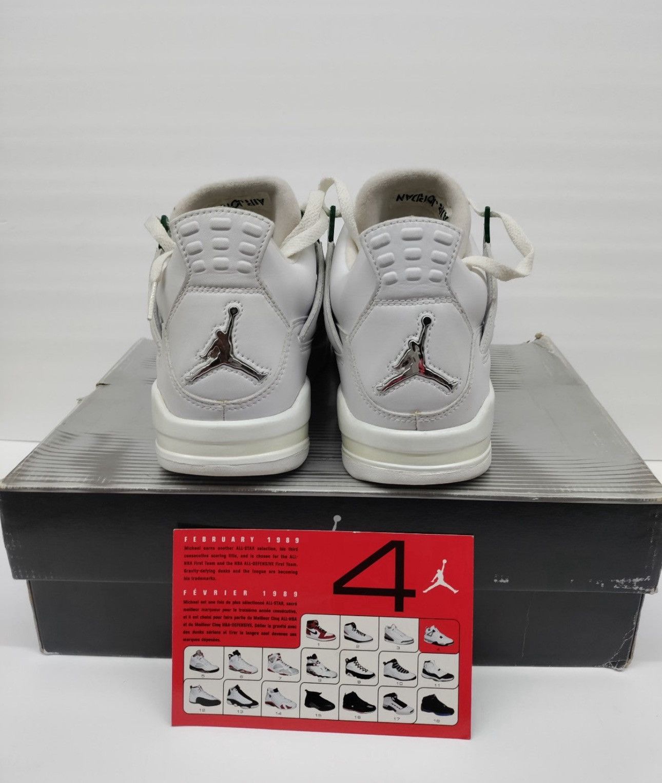 Jordan Brand Nike Air Jordan 4 IV Retro Classic Green 2004 Size US 9 / EU 42 - 4 Thumbnail