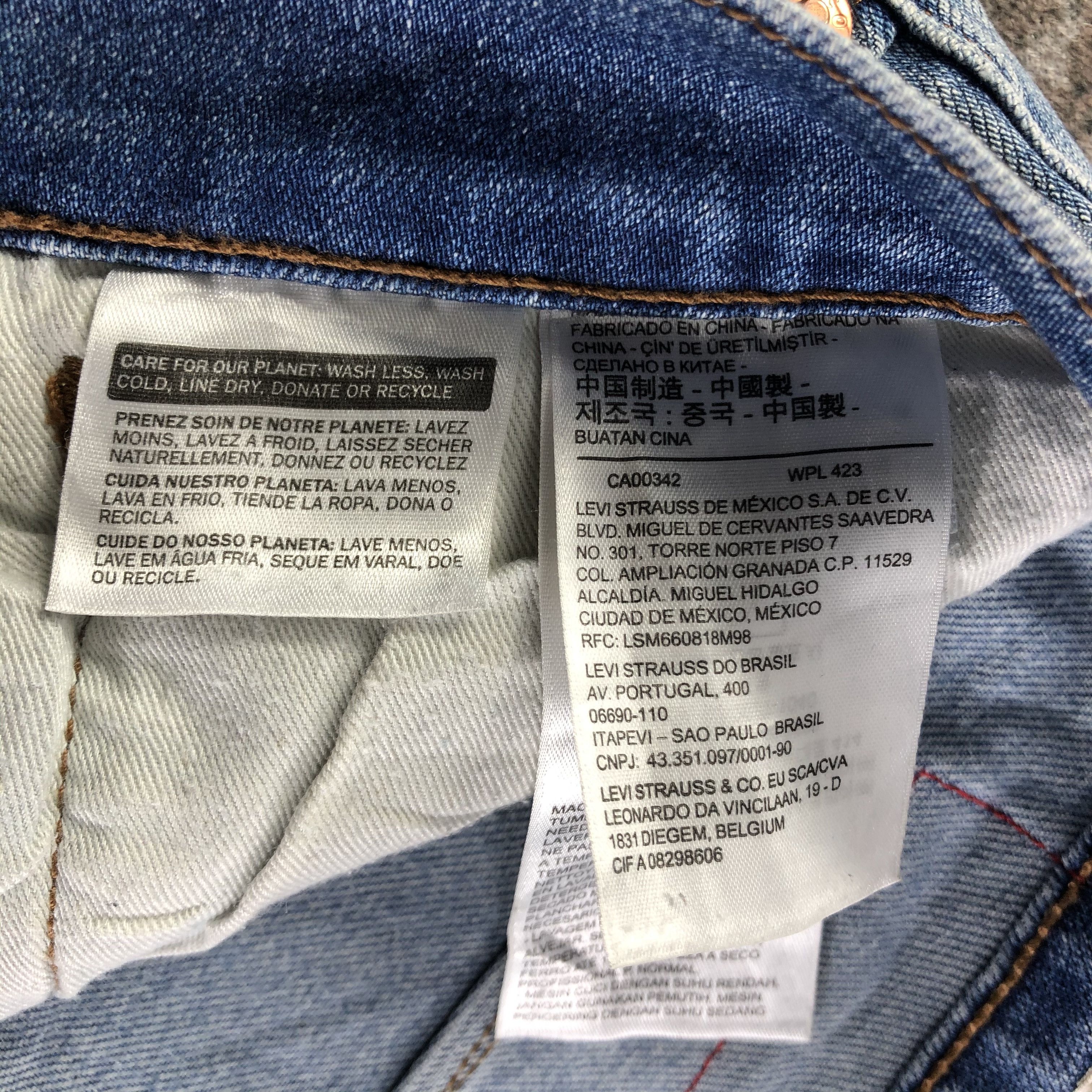Levi's Levis Engineered 502 Jeans Medium Wash Denim KJ2979 Size US 34 / EU 50 - 11 Thumbnail