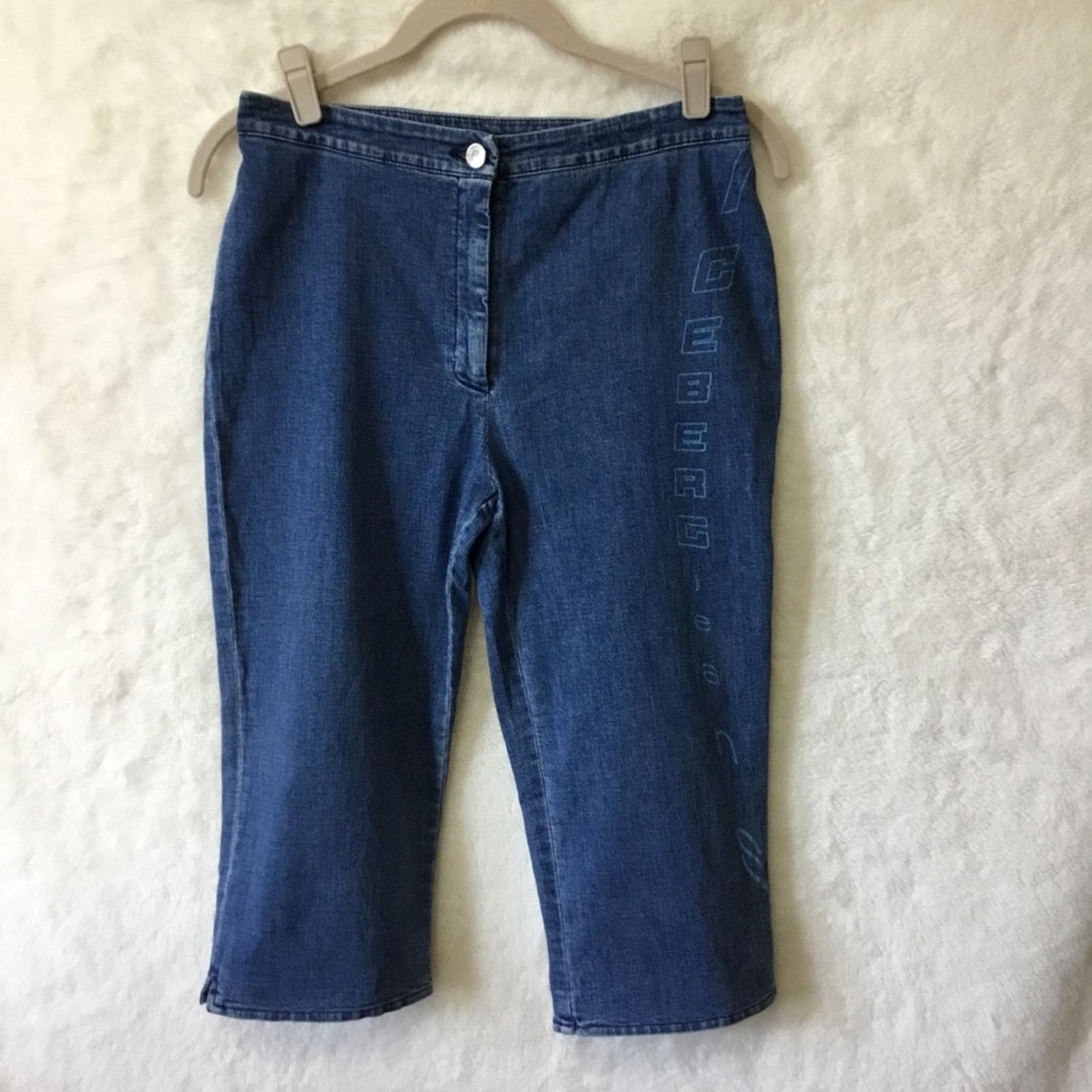 Iceberg Iceberg Blue Capri Jeans Size 32" / US 10 / IT 46 - 2 Thumbnail