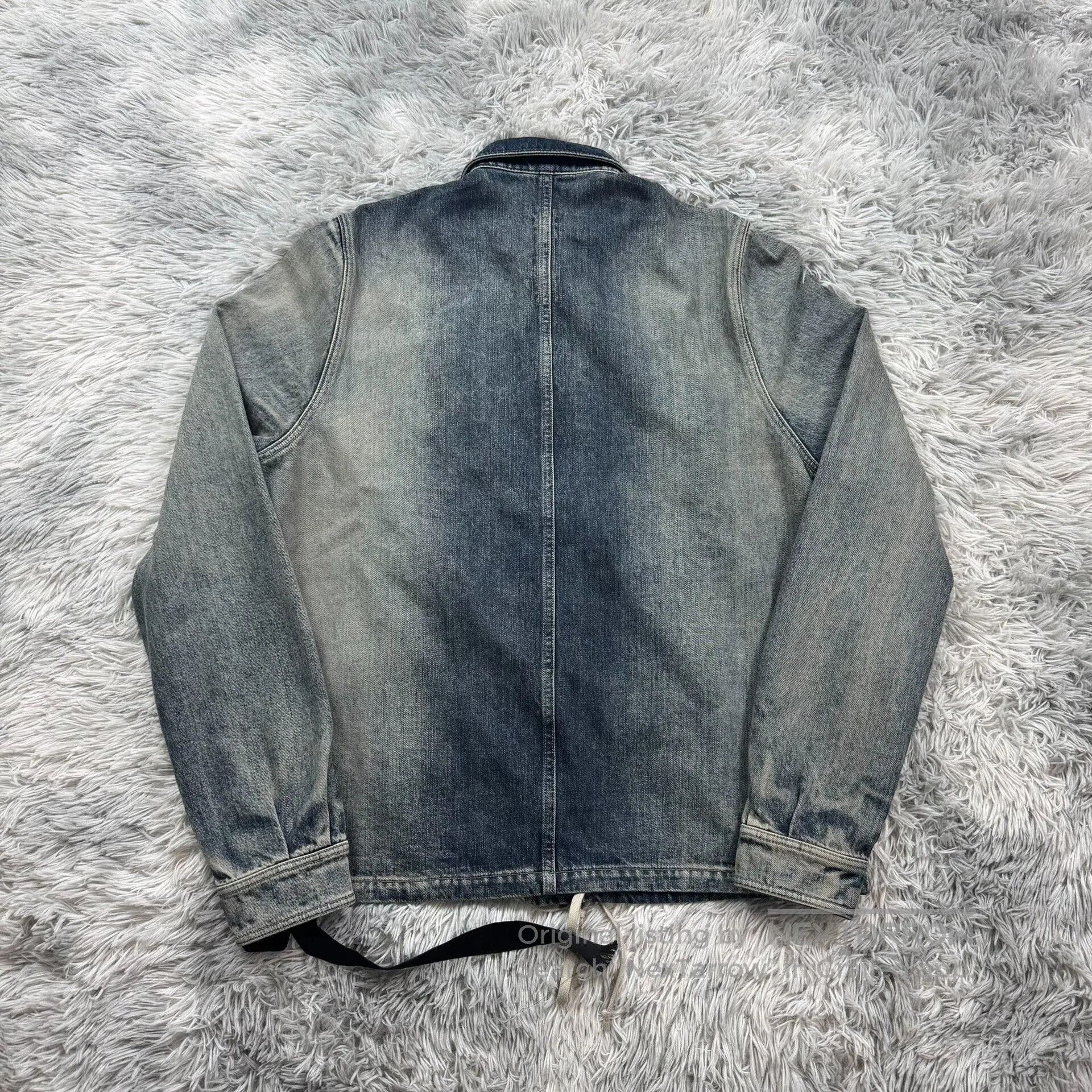 Rick Owens Rick Owens Gradient Denim Jacket. Size US M / EU 48-50 / 2 - 4 Thumbnail