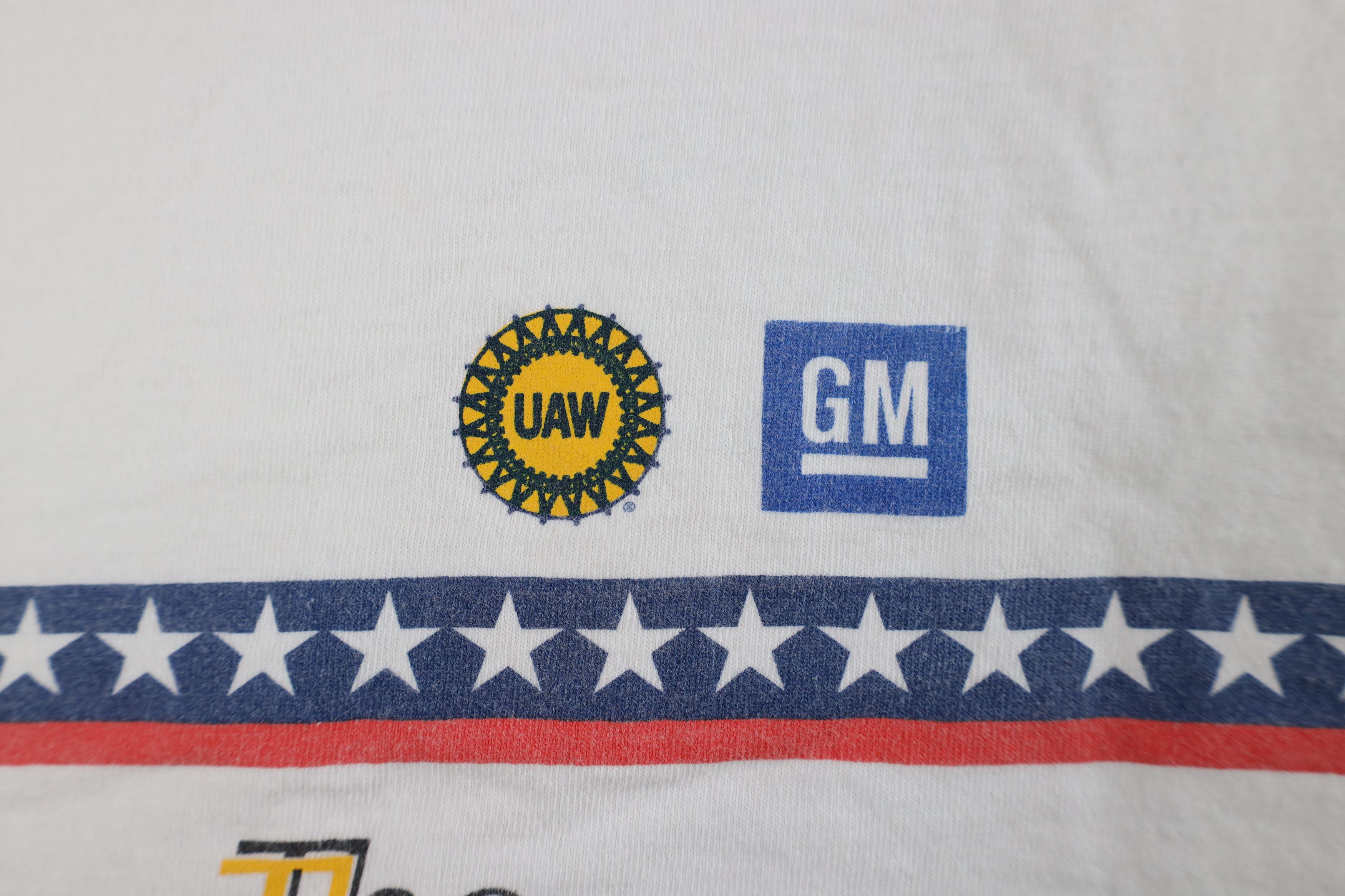 Vintage Vintage 90s Y2K Union Made Motors USA Olympics T-Shirt USA Size US L / EU 52-54 / 3 - 12 Thumbnail