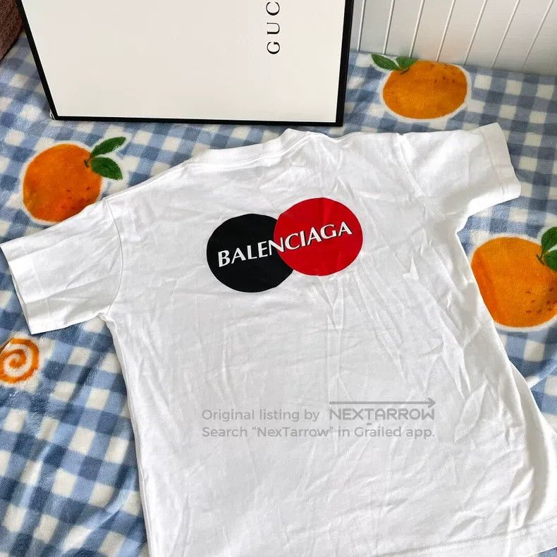 Balenciaga Balenciaga Pepsi Cola Short Sleeve T-Shirt Size US S / EU 44-46 / 1 - 1 Thumbnail