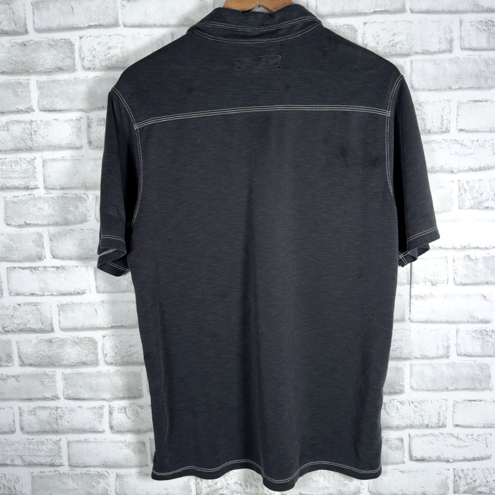 Tommy Bahama Tommy Bahama Polo Shirt Black Modal Blend Mens Size M Casual Polo Shirt Mens Black Modal Blend Size US M / EU 48-50 / 2 - 5 Thumbnail