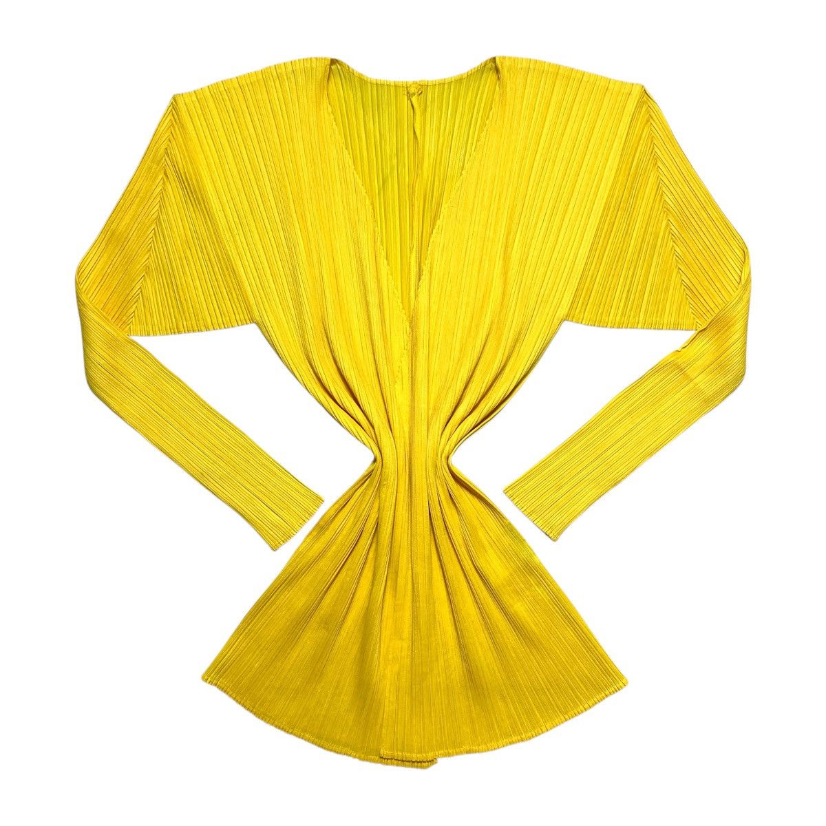 Issey Miyake Pleats Please Issey Miyake Kimono Yellow Japanese Brand Size M / US 6-8 / IT 42-44 - 1 Thumbnail