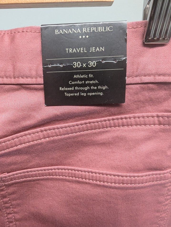 Banana Republic Salmon Travel Jean Size US 30 / EU 46 - 2 Thumbnail