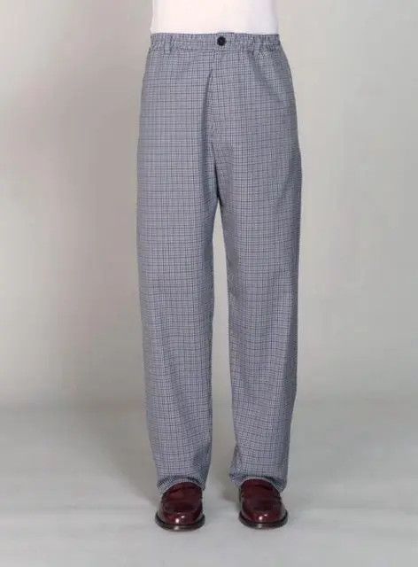 Marni o1w1db10125 Checked Wool Pant in Grey Size US 34 / EU 50 - 1 Thumbnail