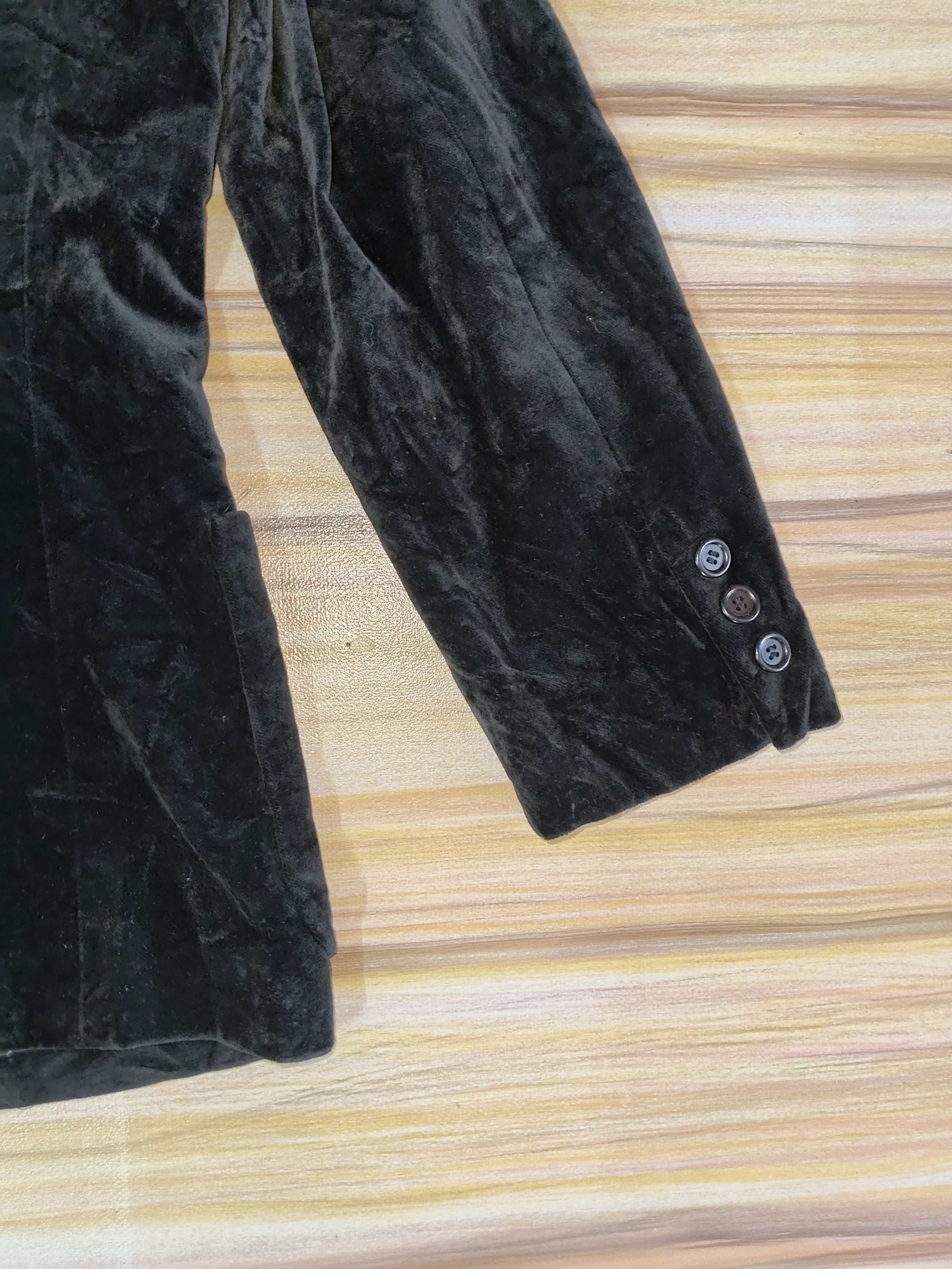 Yves Saint Laurent YVES SAINT LAURENT Velvet Coat Blazer Size S / US 4 / IT 40 - 7 Thumbnail