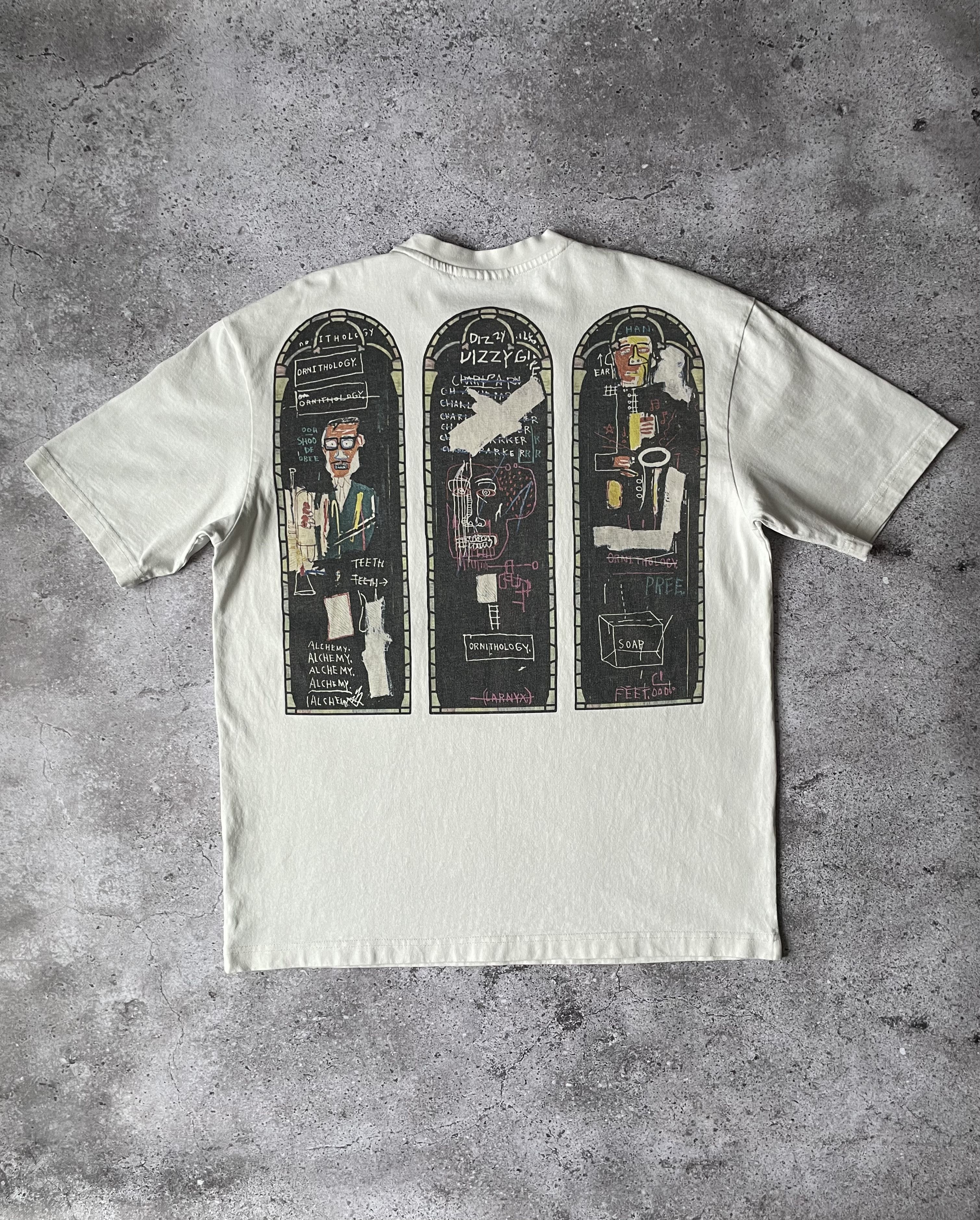 Jean-Michel Basquiat Jean-Michel Basquiat x H&M Graphic Art Tee Cream Size M Size US M / EU 48-50 / 2 - 3 Thumbnail