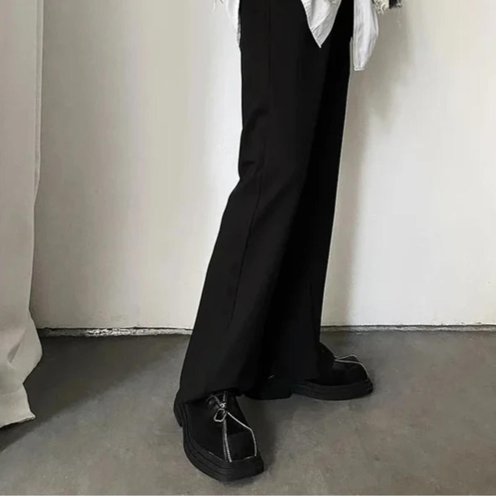 Leather Square Toe Zipper Shoes Size US 8 / EU 41 - 4 Thumbnail
