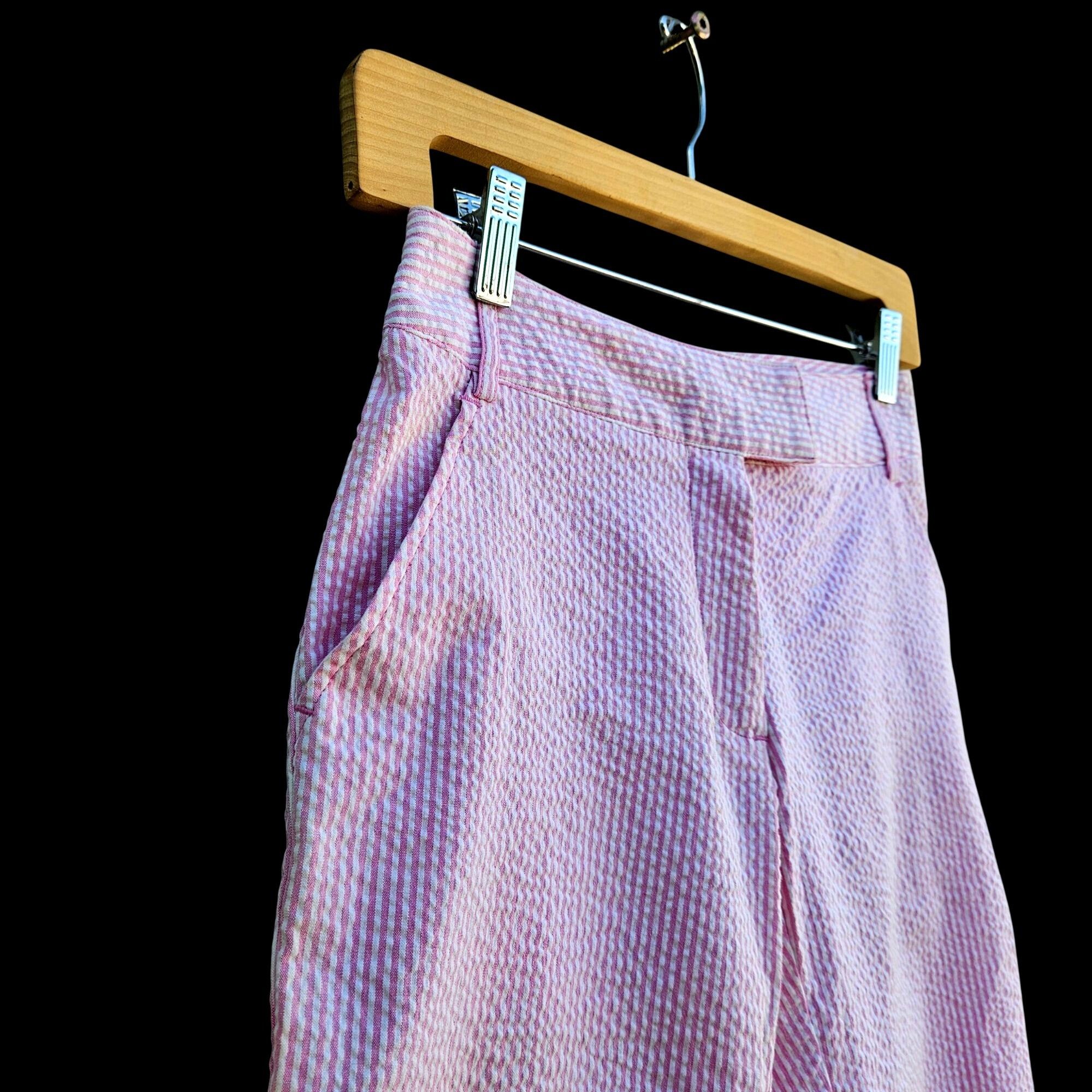 Lilly Pulitzer Lilly Pulitzer Pink Seersucker Shorts Size 0 Summer Preppy Size 25" / US 0 / IT 36 - 12 Thumbnail