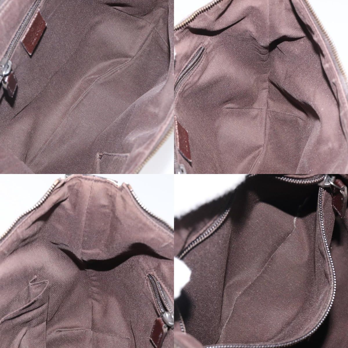 Gucci GUCCI GG Canvas Shoulder Bag Beige Silver Size ONE SIZE - 12 Thumbnail