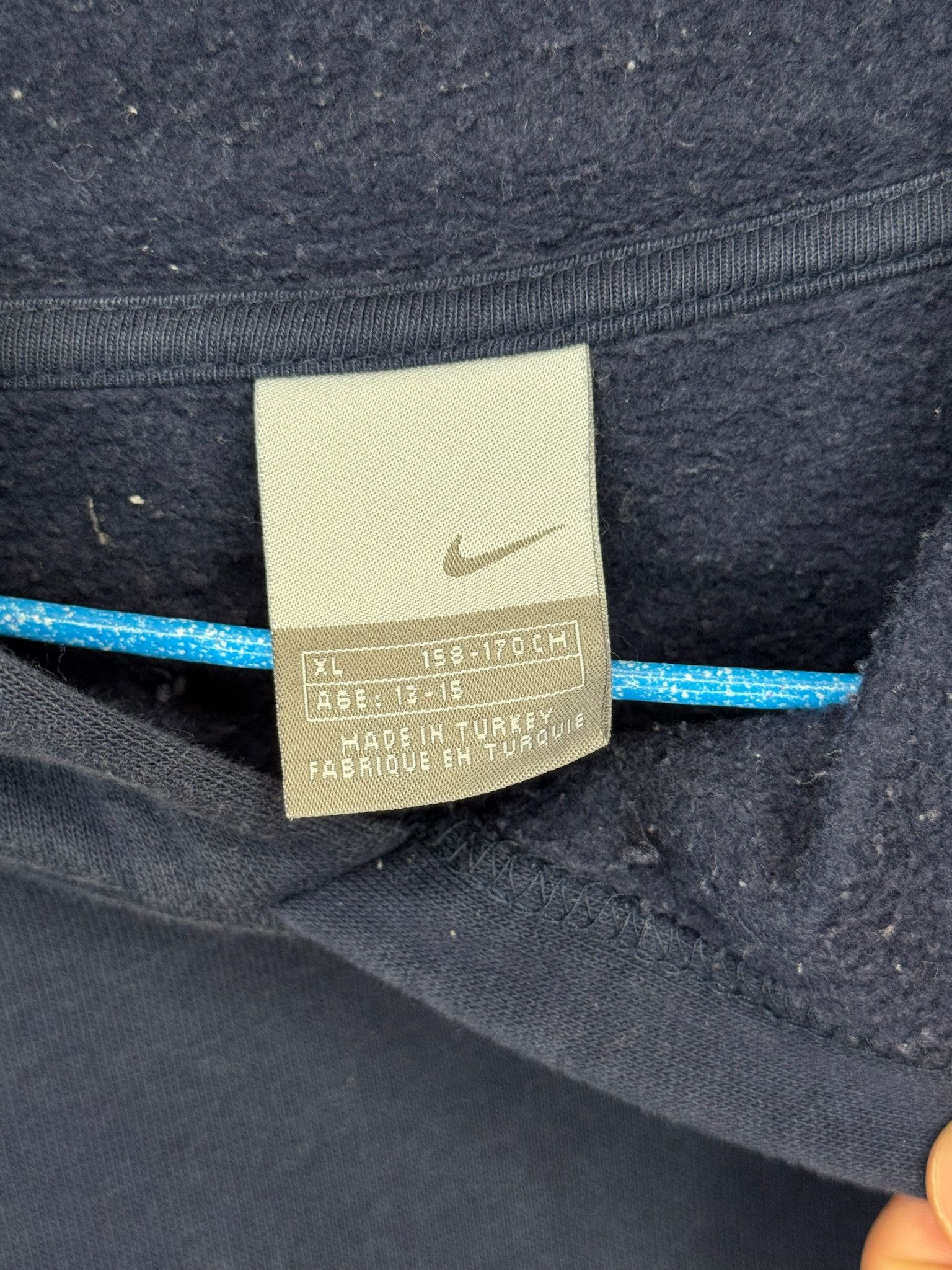 Nike Vintage Reworked Nike Hoodie with Knit Sleeve (Mens S/M) Size US S / EU 44-46 / 1 - 3 Thumbnail