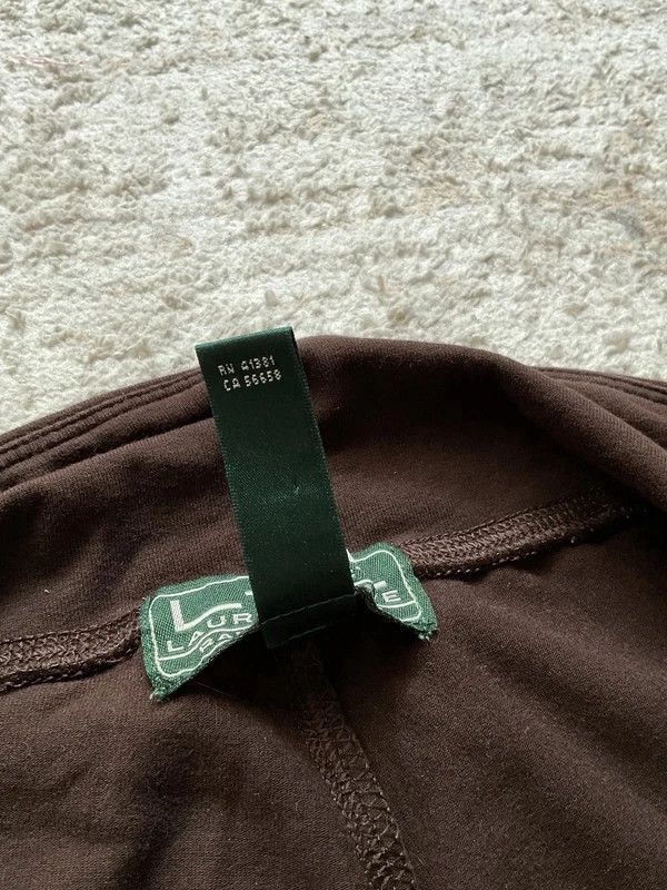 Polo Ralph Lauren Lauren Ralph Lauren Leggings 2000s Y2K Brown Coffee Rare Size 27" / US 4 / IT 40 - 7 Thumbnail