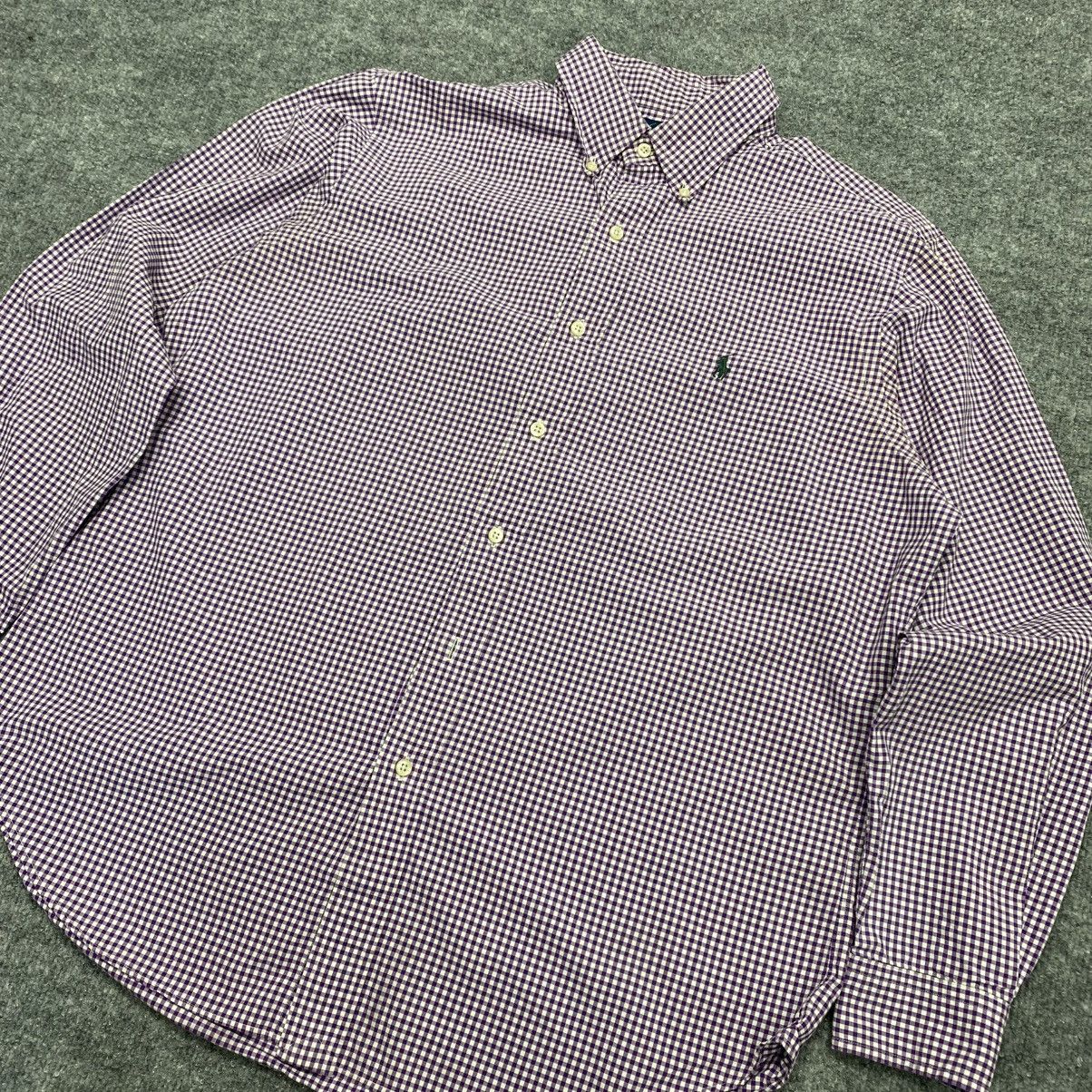 Polo Ralph Lauren Vintage Ralph Lauren Shirt Men's Large Plaid Button Up Size US L / EU 52-54 / 3 - 3 Thumbnail
