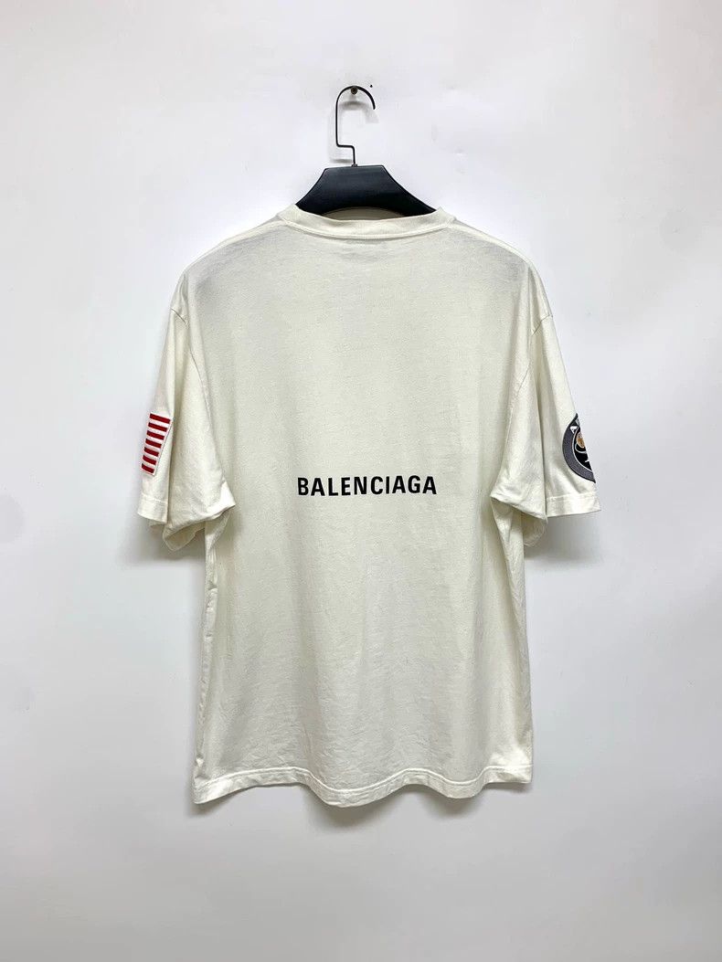 Balenciaga Balenciaga NASA Collaboration White Short Sleeve T-shirt S Size US XS / EU 42 / 0 - 8 Thumbnail