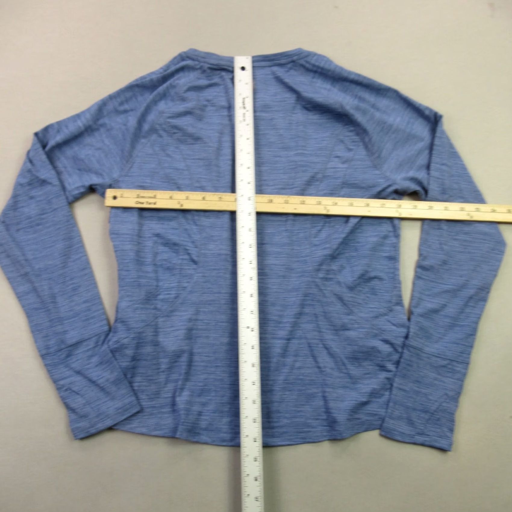 Spyder Spyder Shirt Womens Large Long Sleeve Crew Neck Pullover Lightweight Workout Blue Shirt Size L / US 10 / IT 46 - 6 Thumbnail