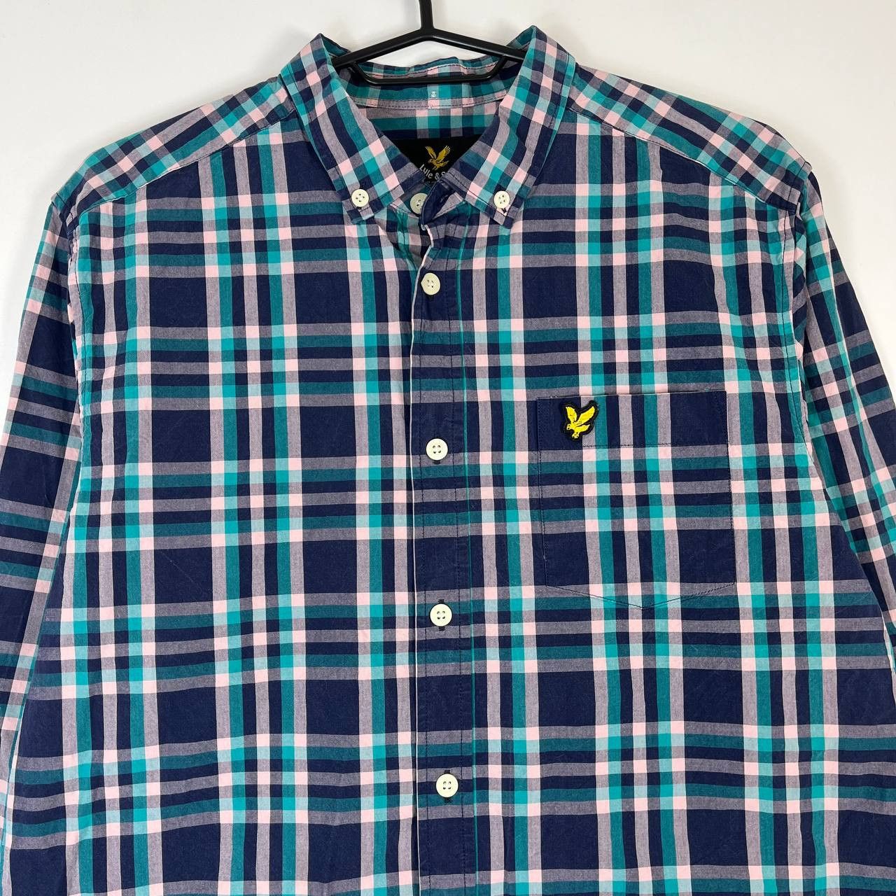 Lyle & Scott Lyle & Scott Men’s Plaid Shirt Blue Green Long Sleeve Size M Size US M / EU 48-50 / 2 - 2 Thumbnail
