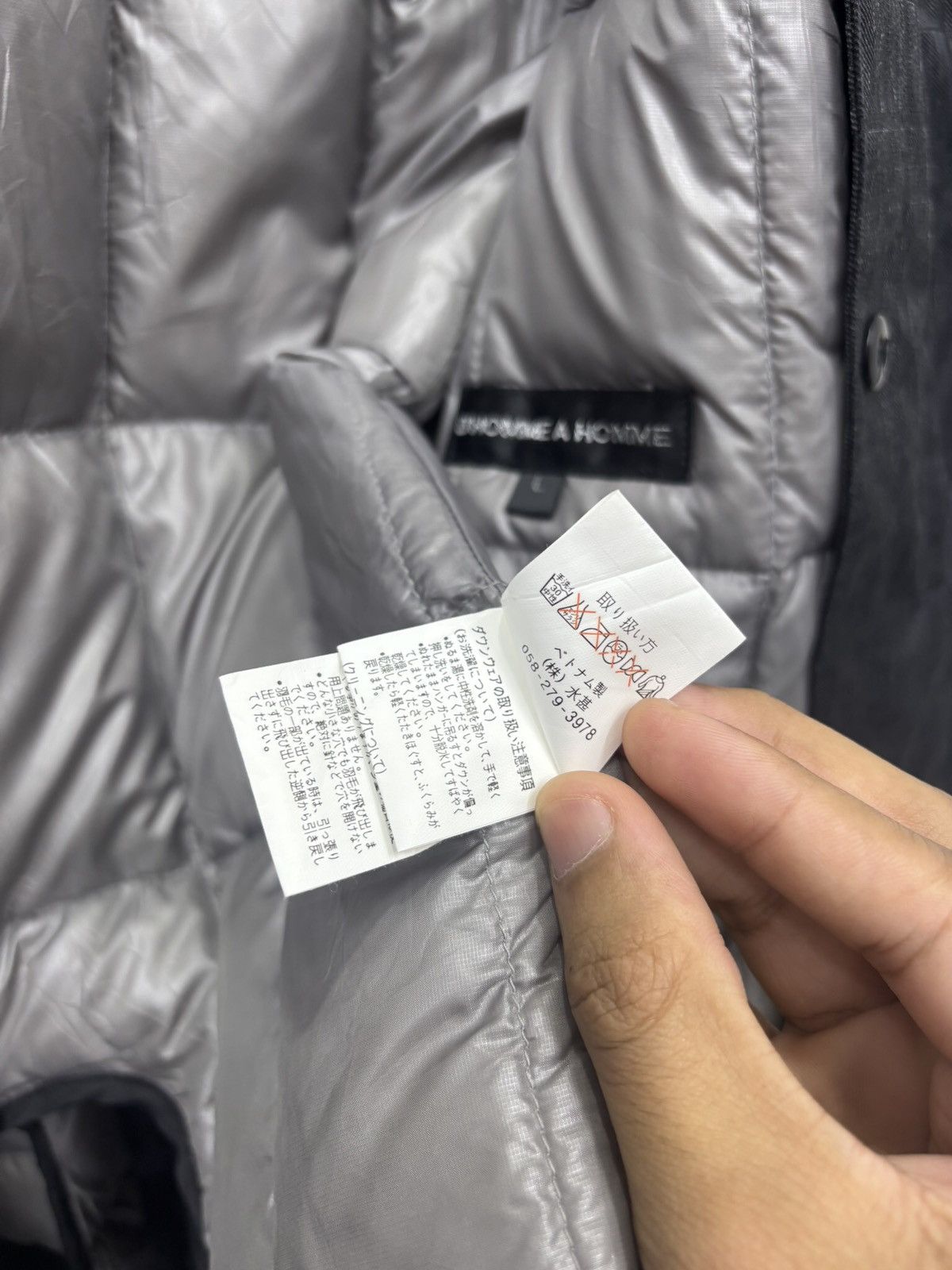 Issey Miyake × Japanese Brand 🔥VINTAGE D'HOMME A HOMME WINTER COAT WITH DOWN LINING Size US L / EU 52-54 / 3 - 10 Thumbnail