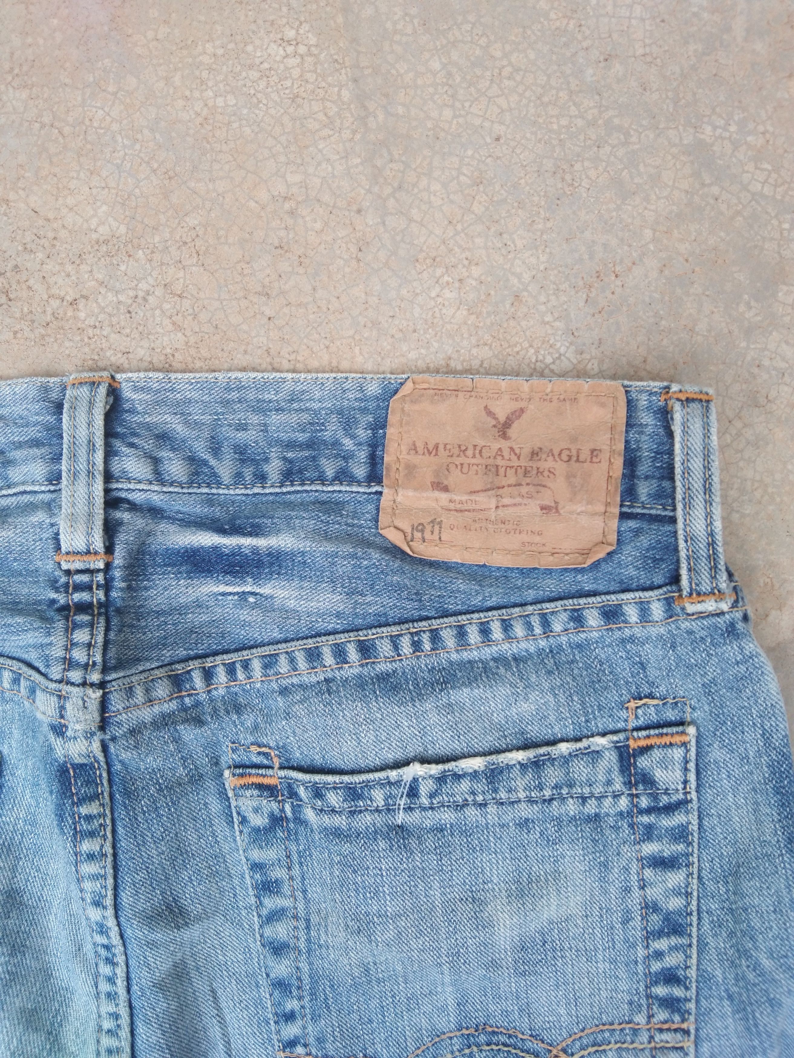 Japanese Brand Vtg Distressed American Eagle Boot Cut Flared Jeans 32x32 Size US 32 / EU 48 - 4 Thumbnail