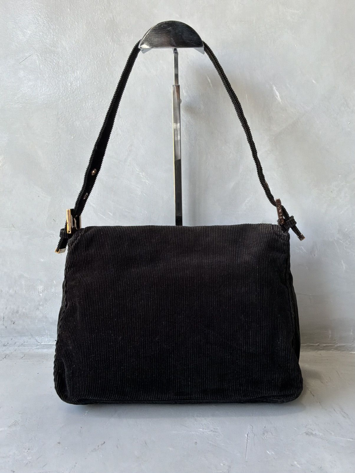 Fendi 2000s Fendi - Curdoroy on Copper Hardware Mamma Baguette Bag Size ONE SIZE - 2 Thumbnail